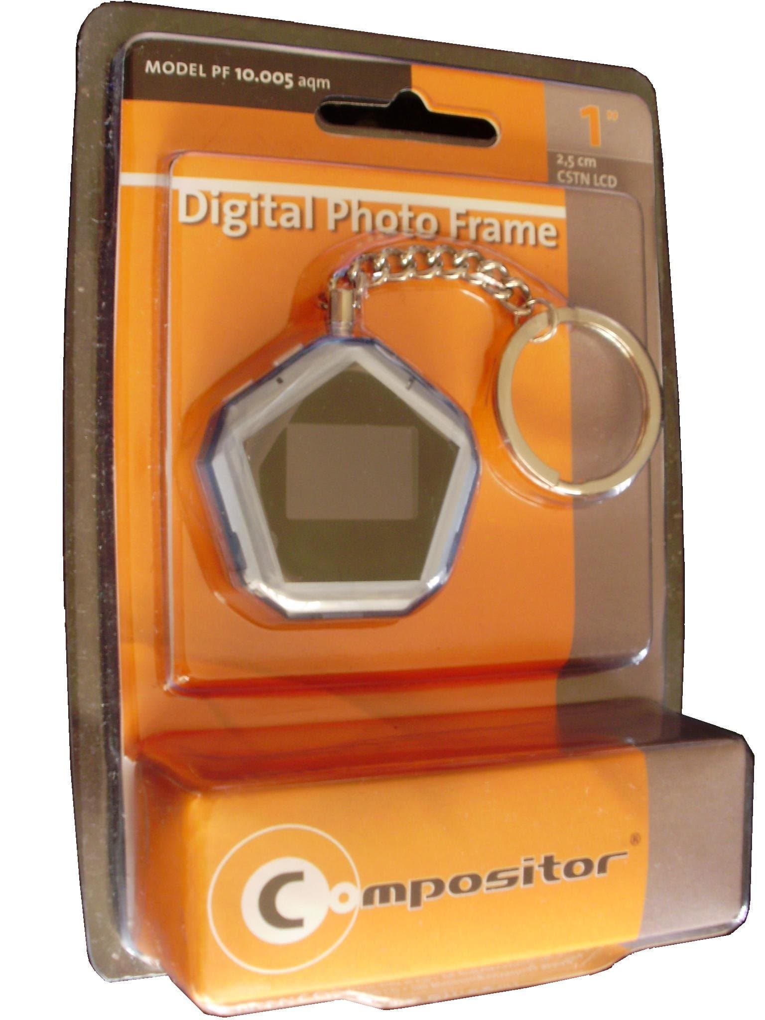 Compositor 1" Digital Photo Frame Keyring