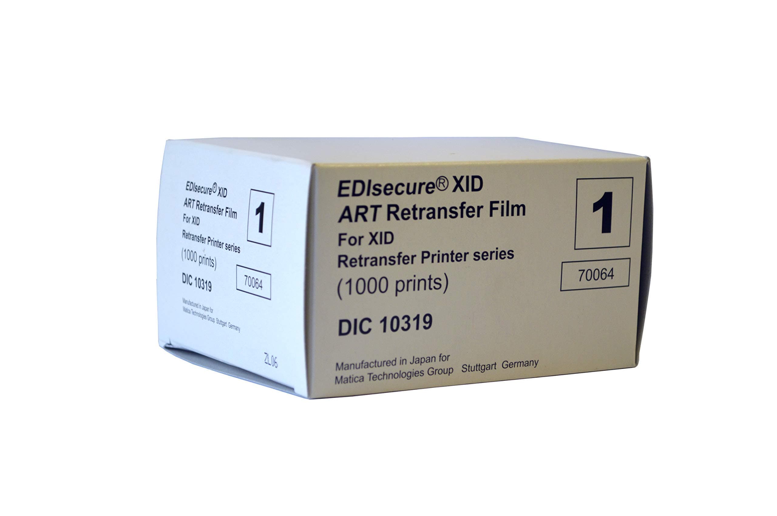 Matica EDIsecure DIC10319 1000 Image ART Re-Transfer Film. Suitable For Use with XID Series Re-Transfer Card Printers.