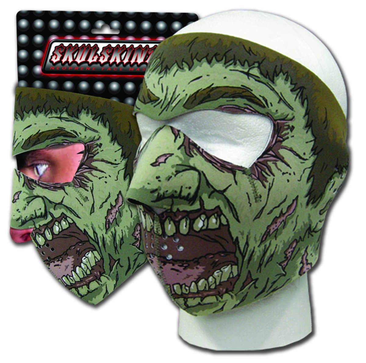SkulSkinz Neoprene Face Mask Zombie