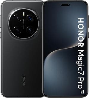 Magic 7 Pro 5G Black 12GB RAM 512GB Dual SIM With Free Honor Watch 4, Honor choice S7 earbuds & 6 Month 360° Damage Protection* - UAE Version