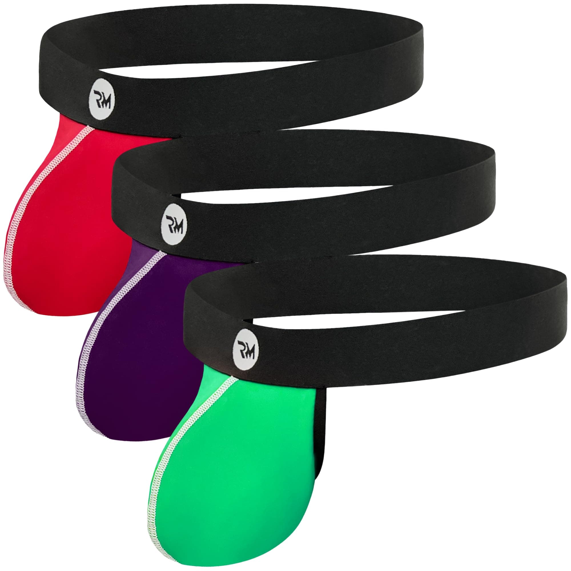 Real Men Lift Pouch Strapless Jocks 1 and 3 Pack - Vasectomy Support Underwear - Athletic Supporter