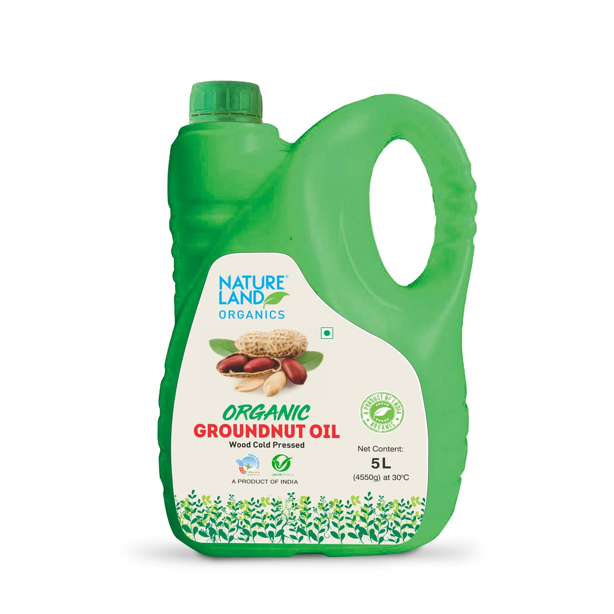 Groundnut/Peanut Oil 5 Ltr. - Cold Pressed Organic Healthy Oils