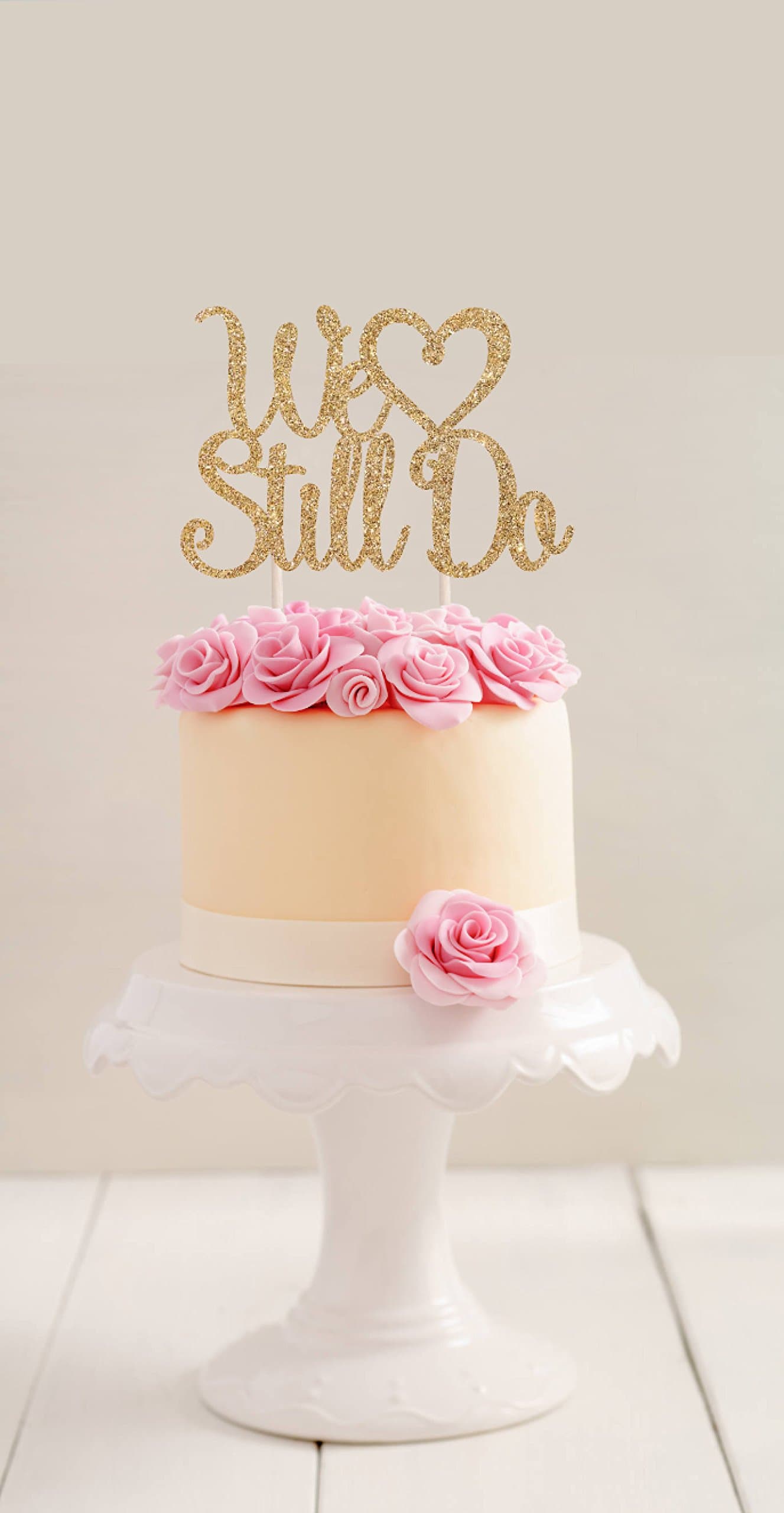 qidushop We Still Do Vow Renewal We Still Do Topper Wedding Anniversary Topper Mr And Mrs Wedding Cake Topper Wedding Party Favors