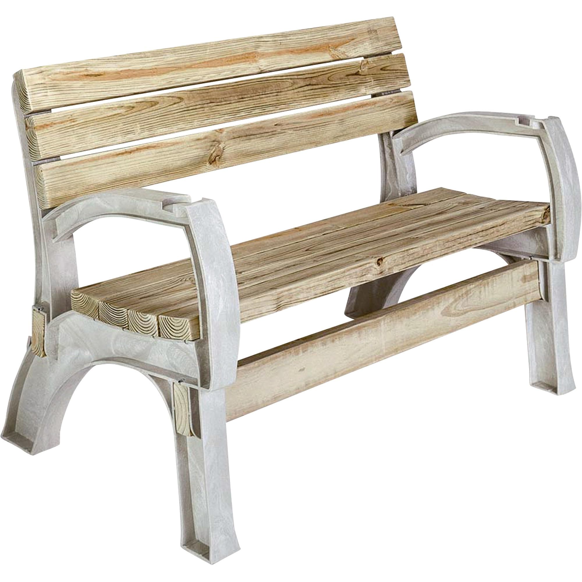 2x4basics 90134ONLMI Hopkins, 6"D x 40"W x 33"H, AnySize Chair or Bench Ends, Sand