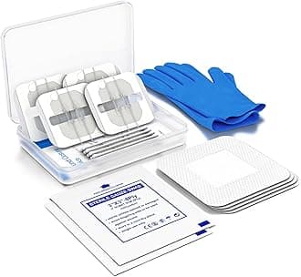 Zip Stitch Wound Closure Kit Device, Butterfly Bandages, Surgical Quality, Emergency Laceration Closures, Suture-Free Surgical Repairment,Quick Clot for Easy Use, First Aid Wound Care (White 4)