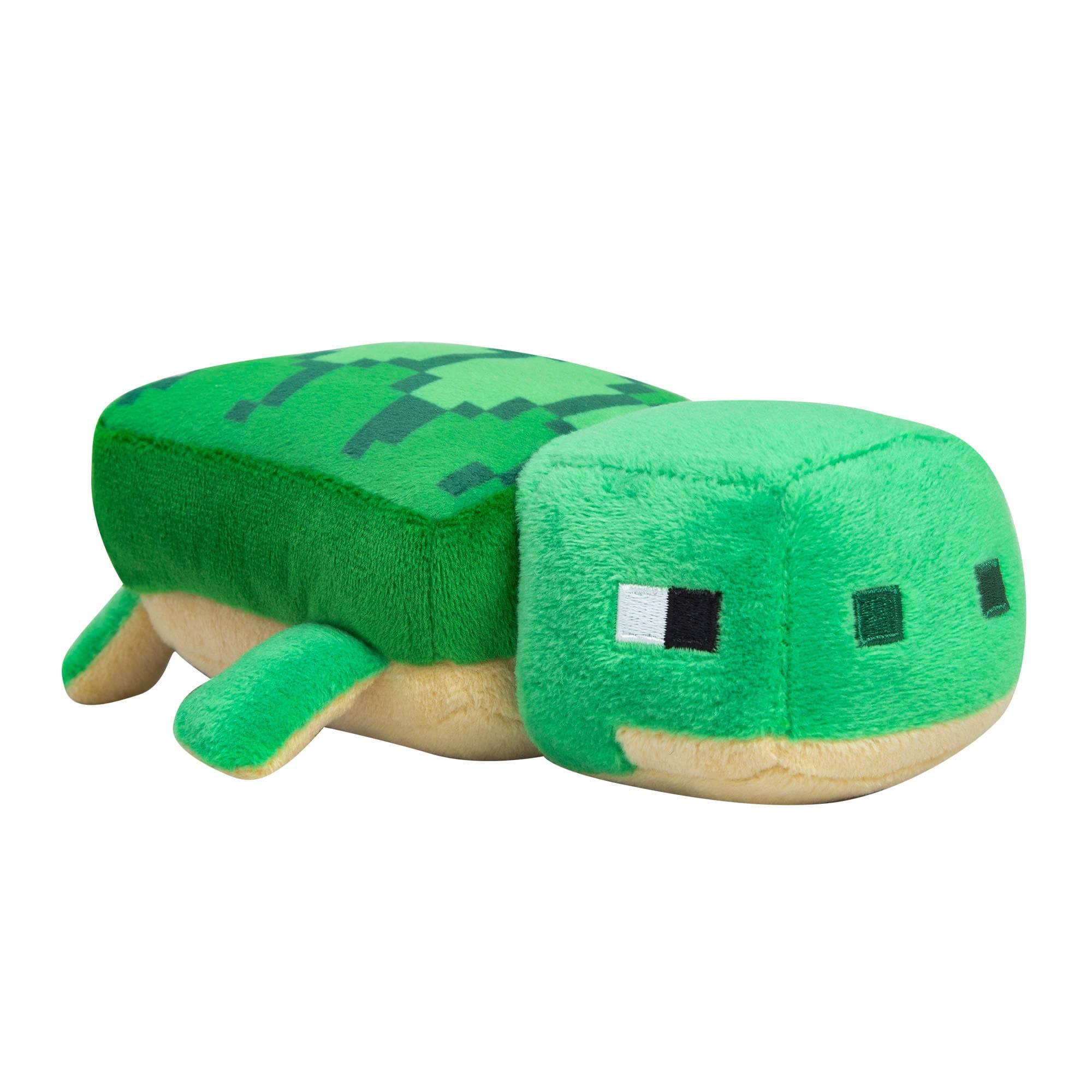 JINX Minecraft Happy Explorer Sea Turtle Plush Stuffed Toy, Green, 8" Long