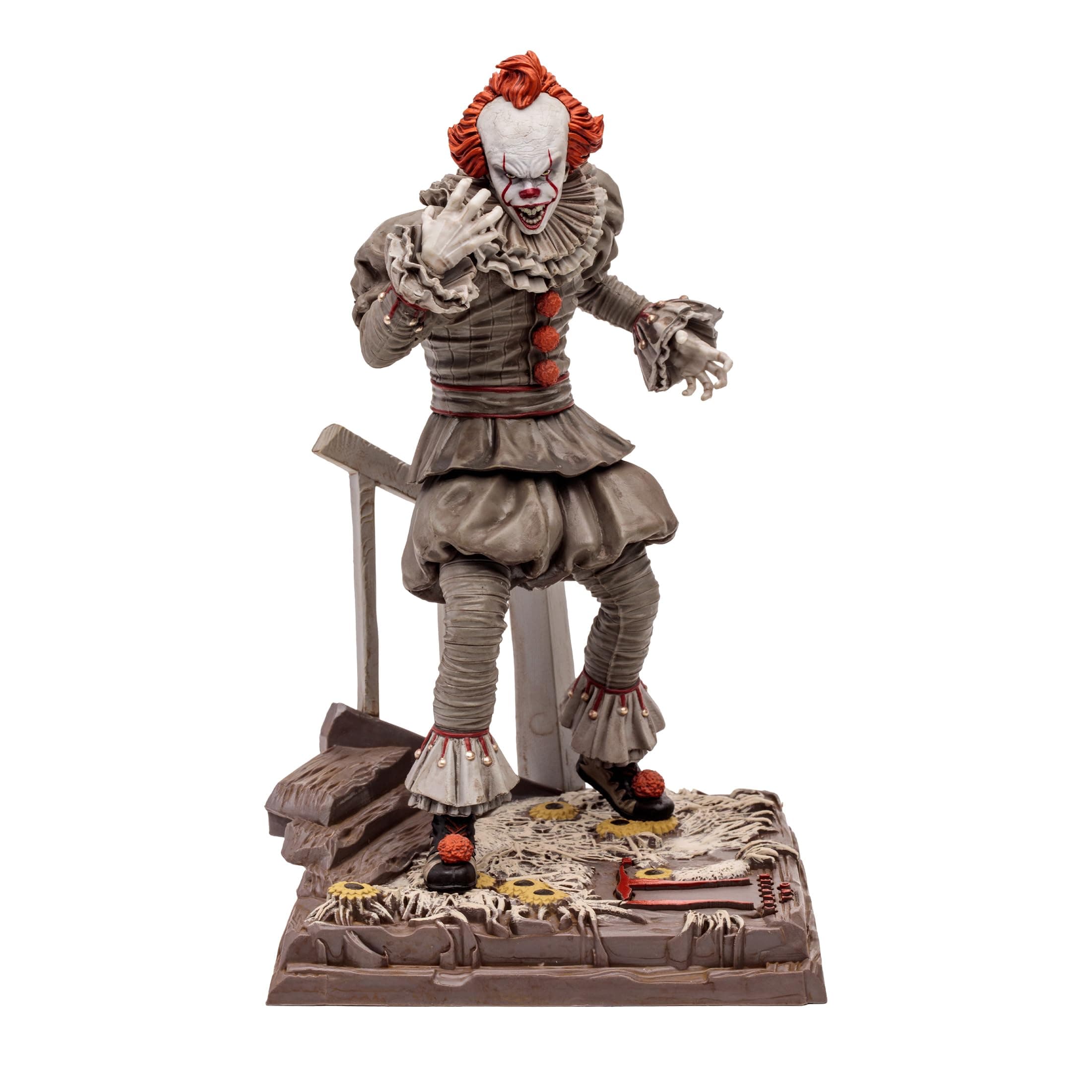WB 100: Pennywise (It Chapter Two) Movie Maniacs 6in Posed Figure