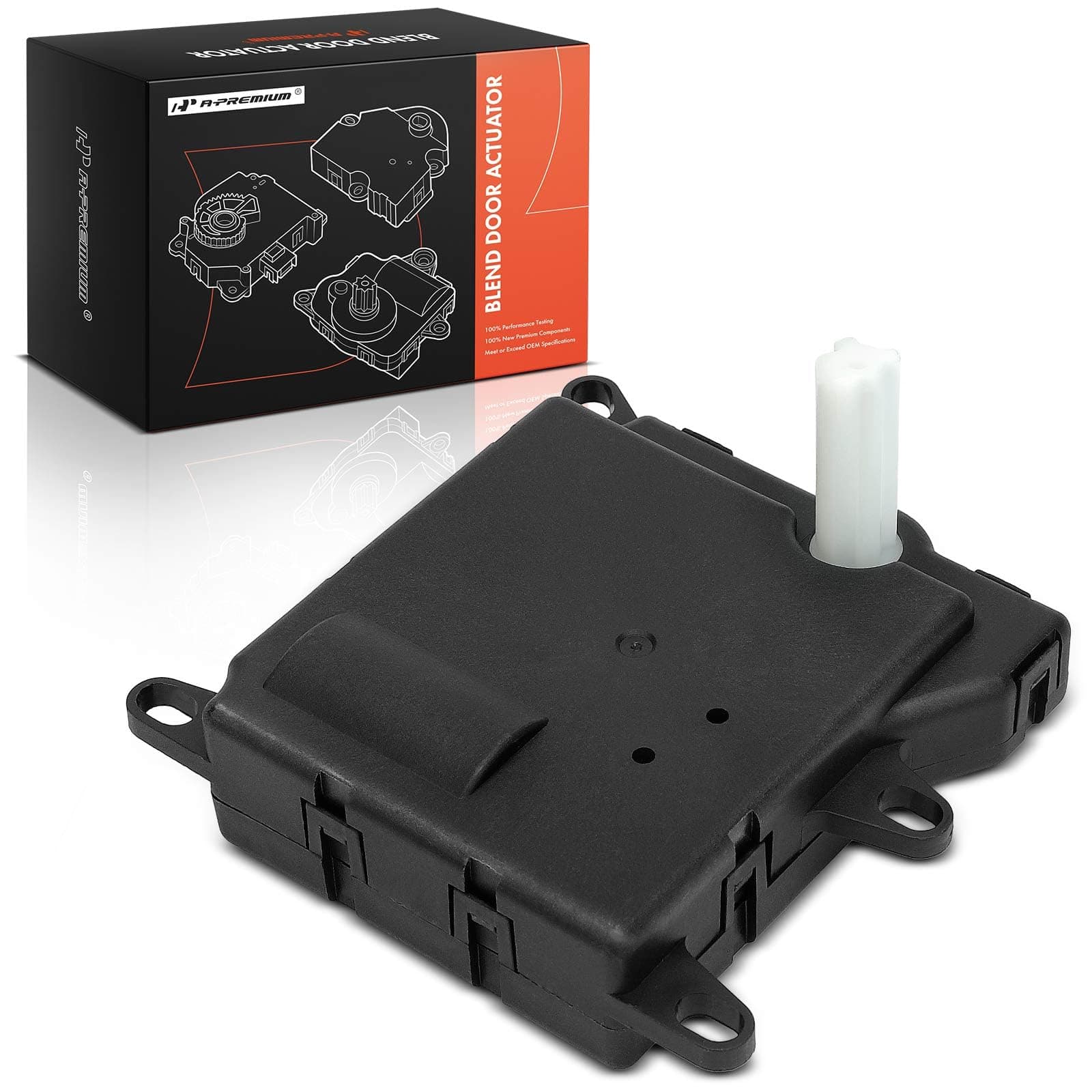 A-Premium HVAC Heater Blend Door Actuator Compatible with Ford Explorer 2002-2010, Expedition 2003-2006, Explorer Sport Trac 2007-2010 & Mercury Mountaineer 2002-2010, Main, Replaces# 1L2H19E616CD