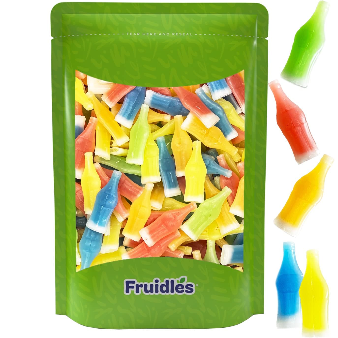 Fruidles Original Wax Bottle Candy Drinks Nik-L-Nip Liquid Mini Drinks Party Favor Treats (1 lb)