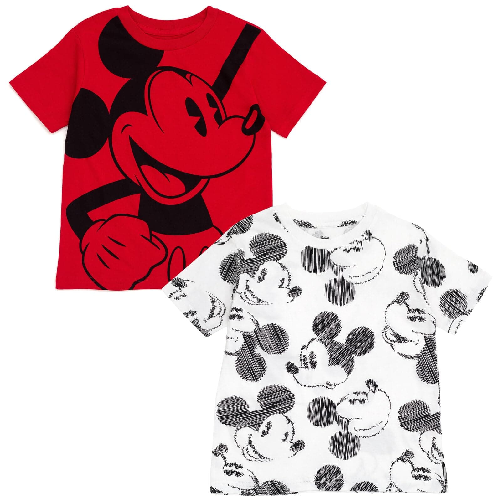 disneyMickey Mouse Toddler Boys 2 Pack T-Shirts Brown/White 4T