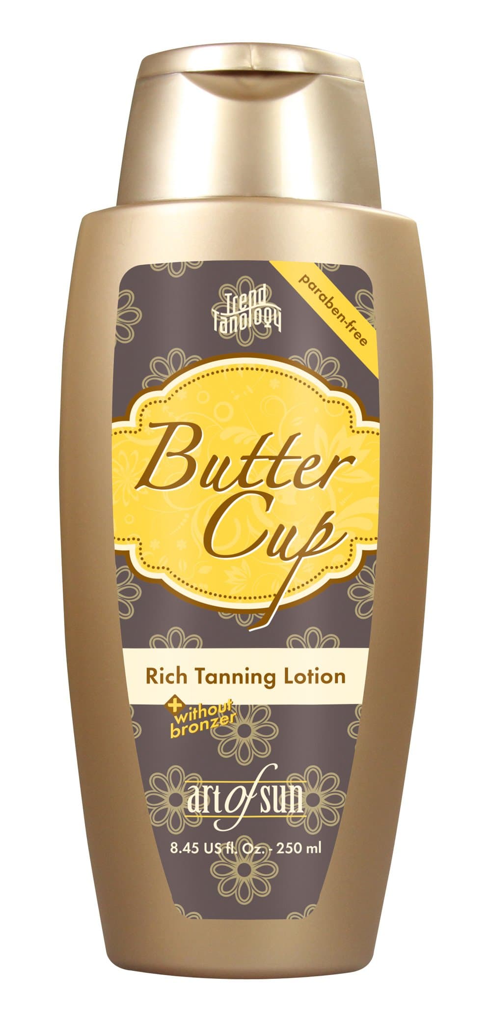 Art of Sun Trend Tanology Buttercup Rich Tanning Lotion Without Self Tanning Solarium Cosmetic 250 ml - by Beauty & Legwear Store