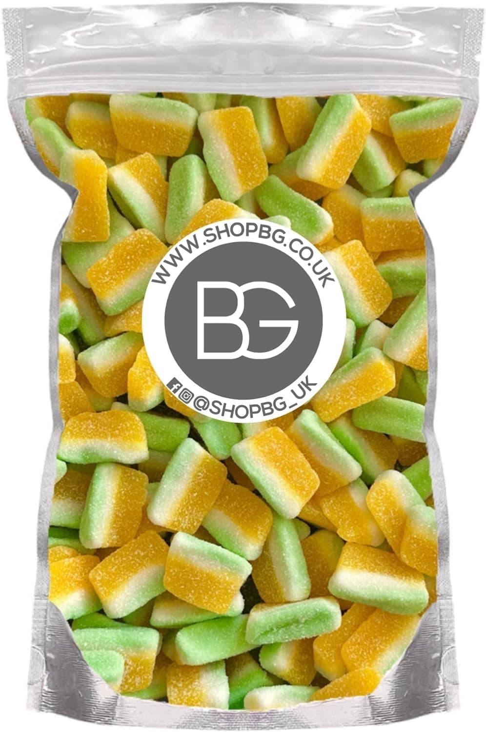 BG Pick & Mix Sweets Candy Pick n Mix Choose Your Sweetie Pouch 800g (- Fizzy Pina Colada Slices)