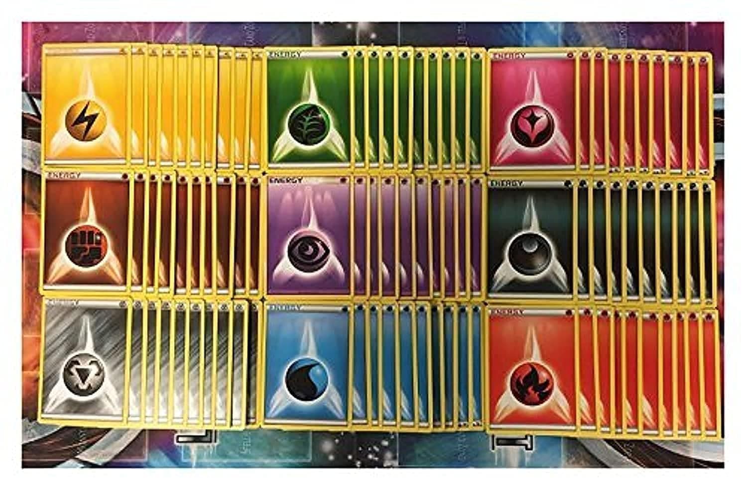Pokemon TCG: 90 Basic Energy Cards Lot: 10 of Each Type