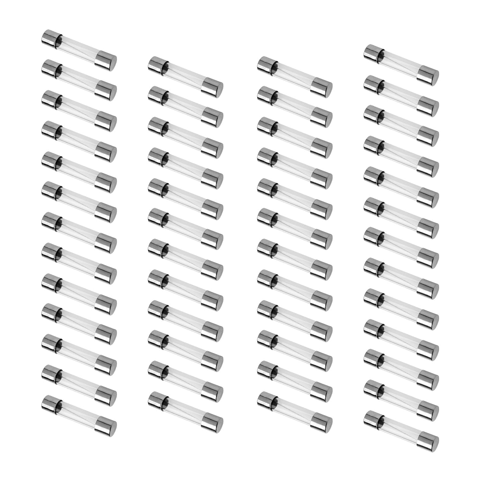 Copapa Glass Fuses Tubes 250V 1A 1000mA Fast Acting fuses 50 Pcs 5mm x 20mm (1 Amp)