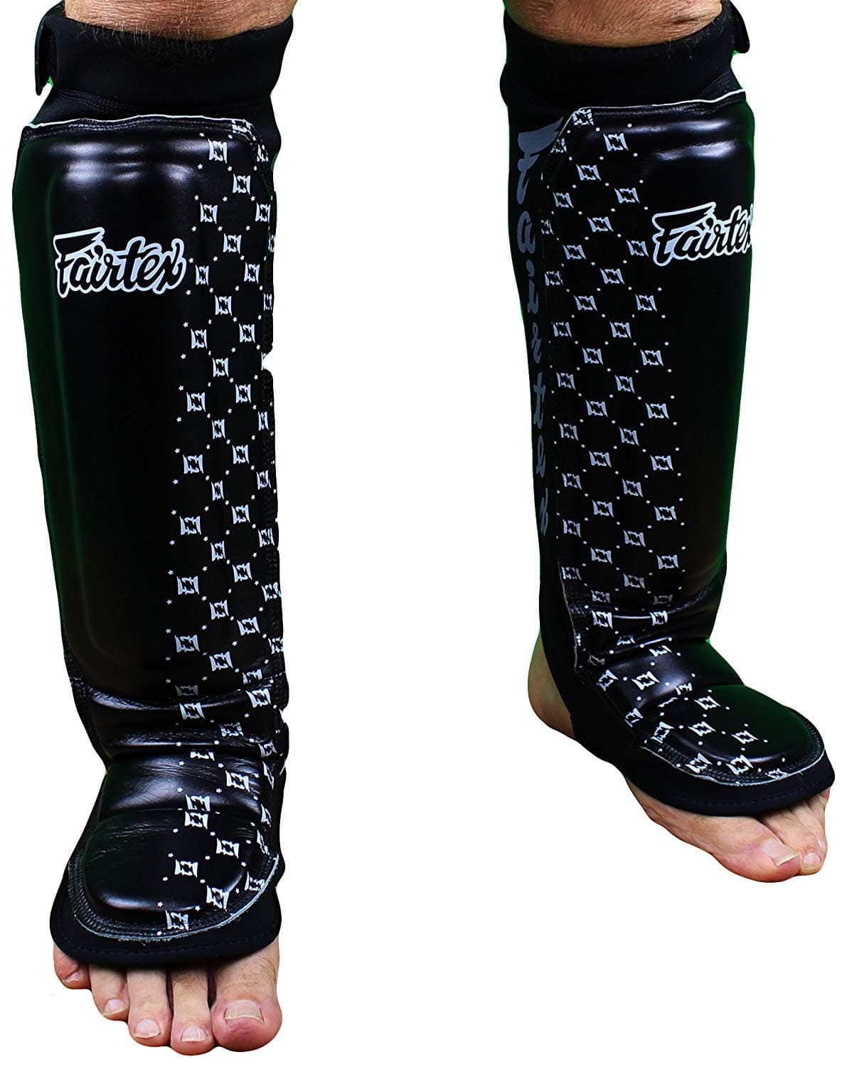 Fairtex Neoprene Shin Guards - Black - Medium