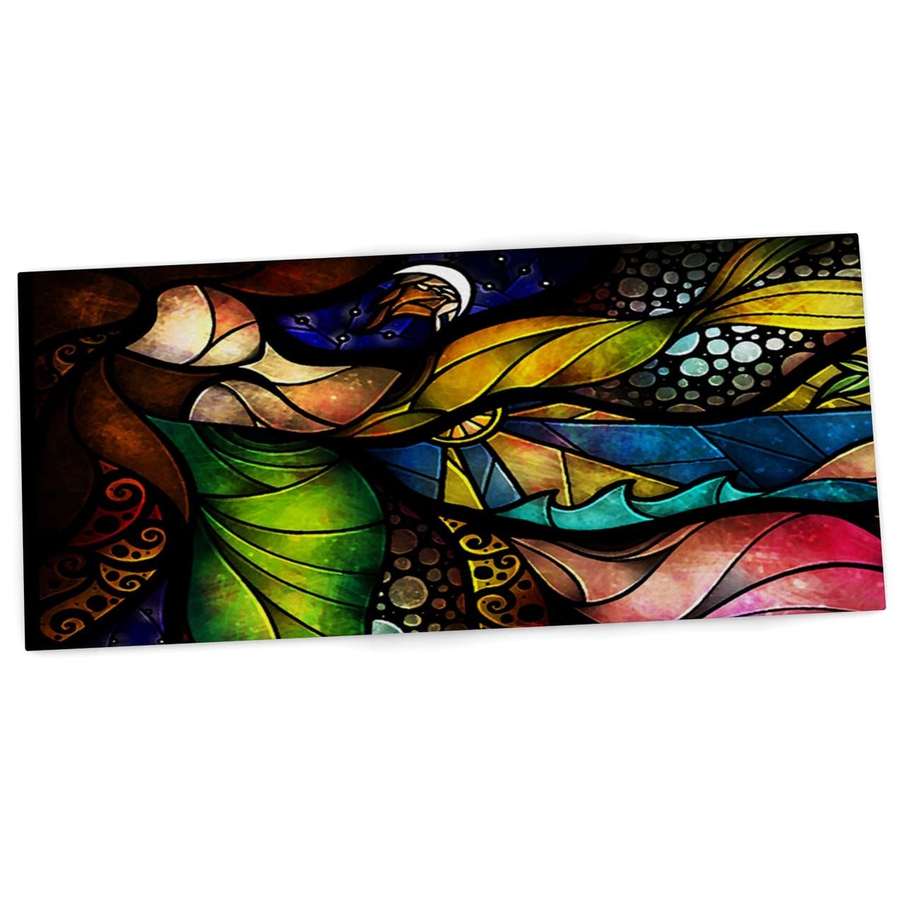 Mandie Manzano "Sleep and Awake" Office Desk Mat, Blotter, Pad, Mousepad, 13 x 22-Inches