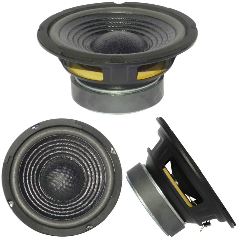 MASTER AUDIO CW650/4 speaker mid bass woofer diameter 16,50 cm 165 mm 6,5" 60 watt rms 120 watt max impedence 4 ohm sensitivity 90 db, 1 piece