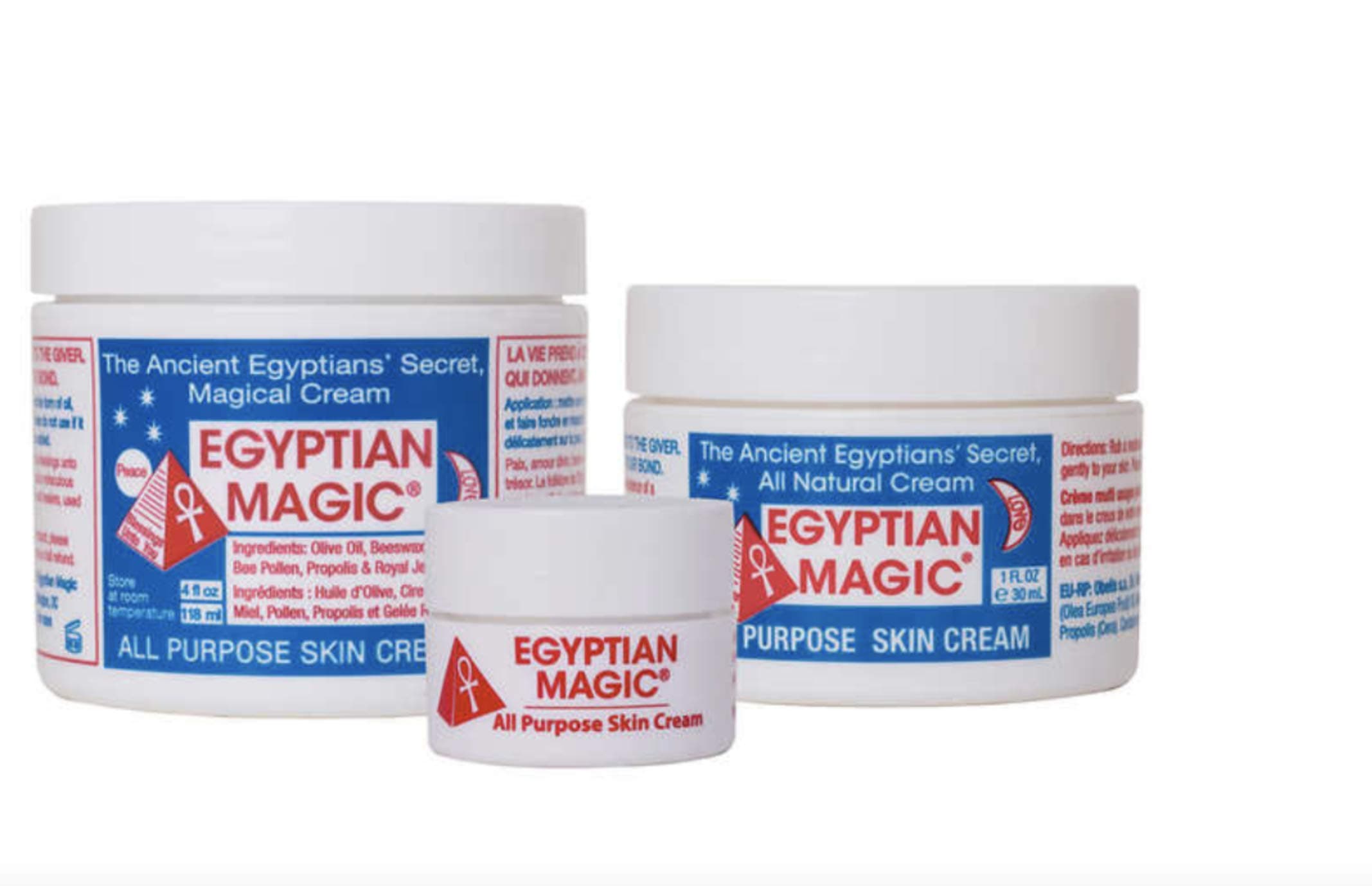Egyptian Magic All Purpose Skin Cream Bundle - 3 Items: 4 Oz Jar + 1 .25