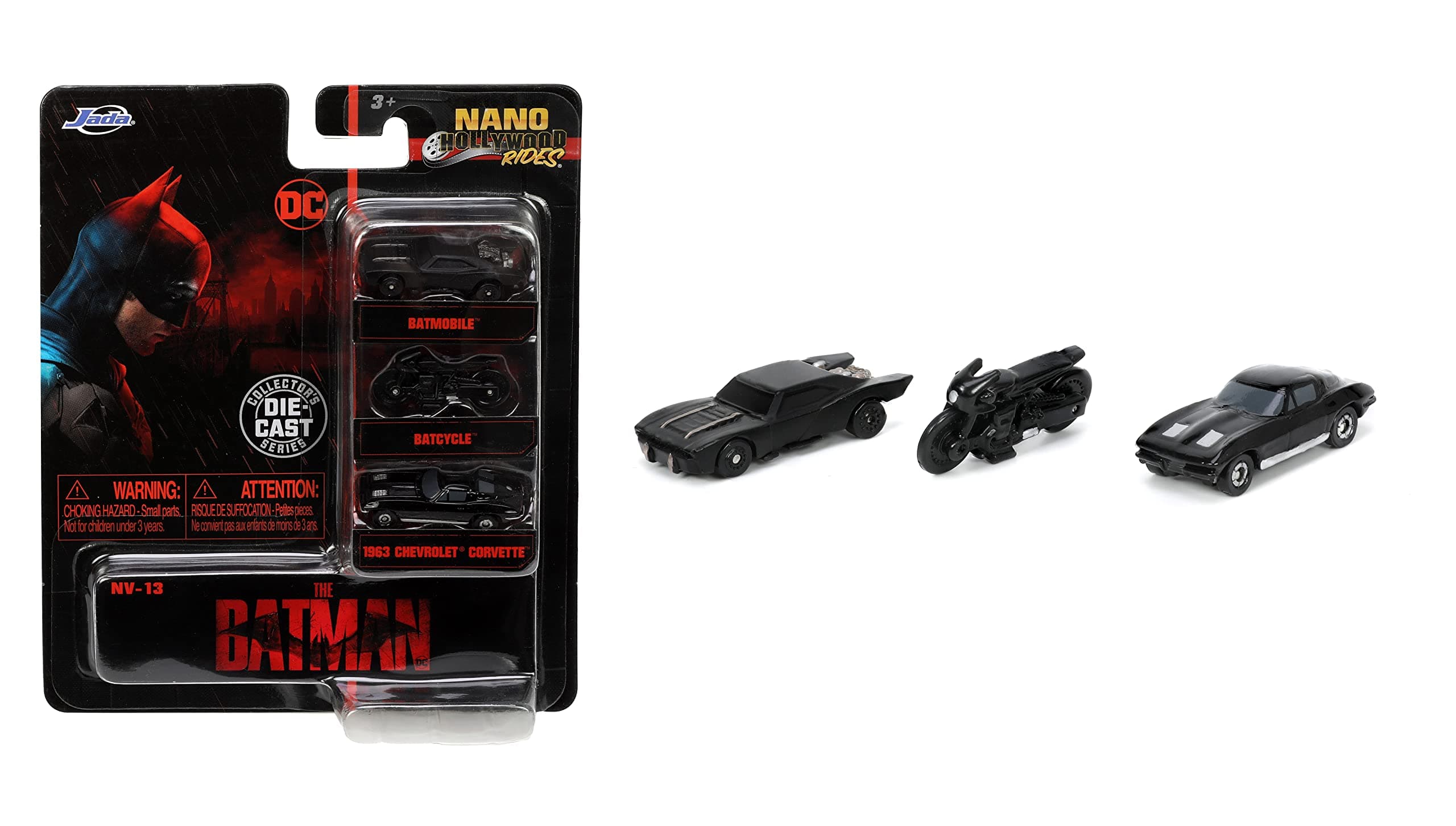 MINIATURA 1/65 NANO CARS BATMOVEL