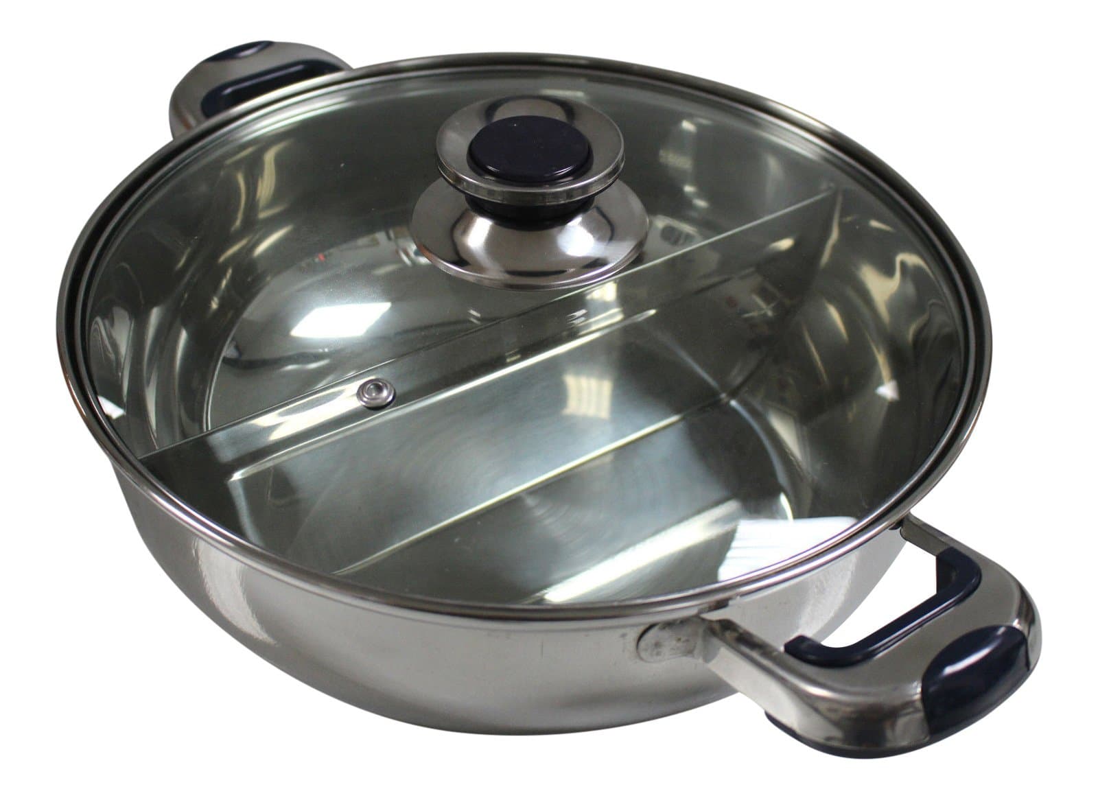 HCX 28 cm Shabu Shabu Dual Sided Hot Pot With Divider