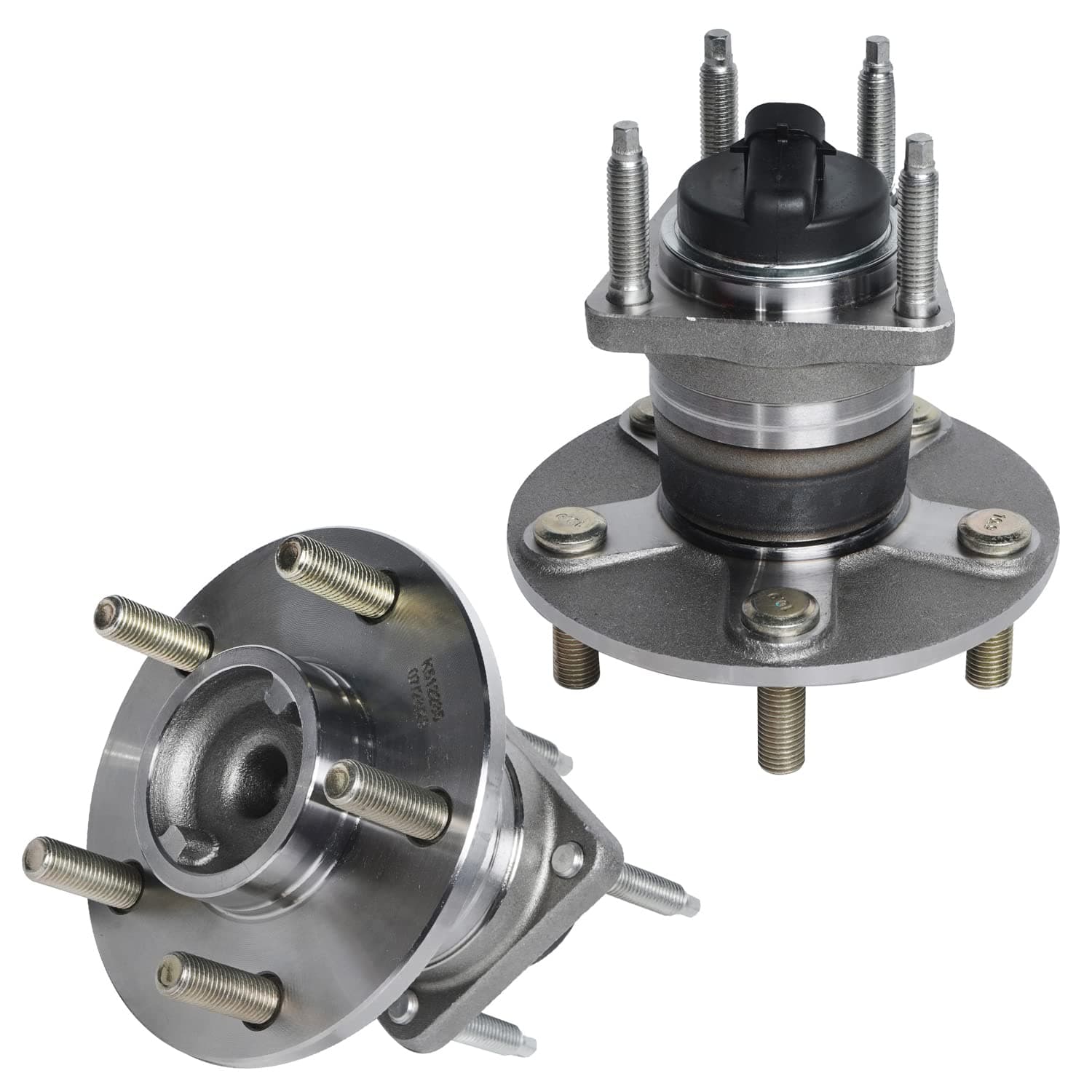 Detroit Axle - 2 Rear Wheel Bearing Hubs for Chevy Malibu 2004-2012 HHR 2008-2010 Cobalt 2009-2010 Pontiac G6 2005-2010 Saturn Aura 2007-2009, 5 Lug w/ABS Replacement Wheel Bearing and Hubs Assembly