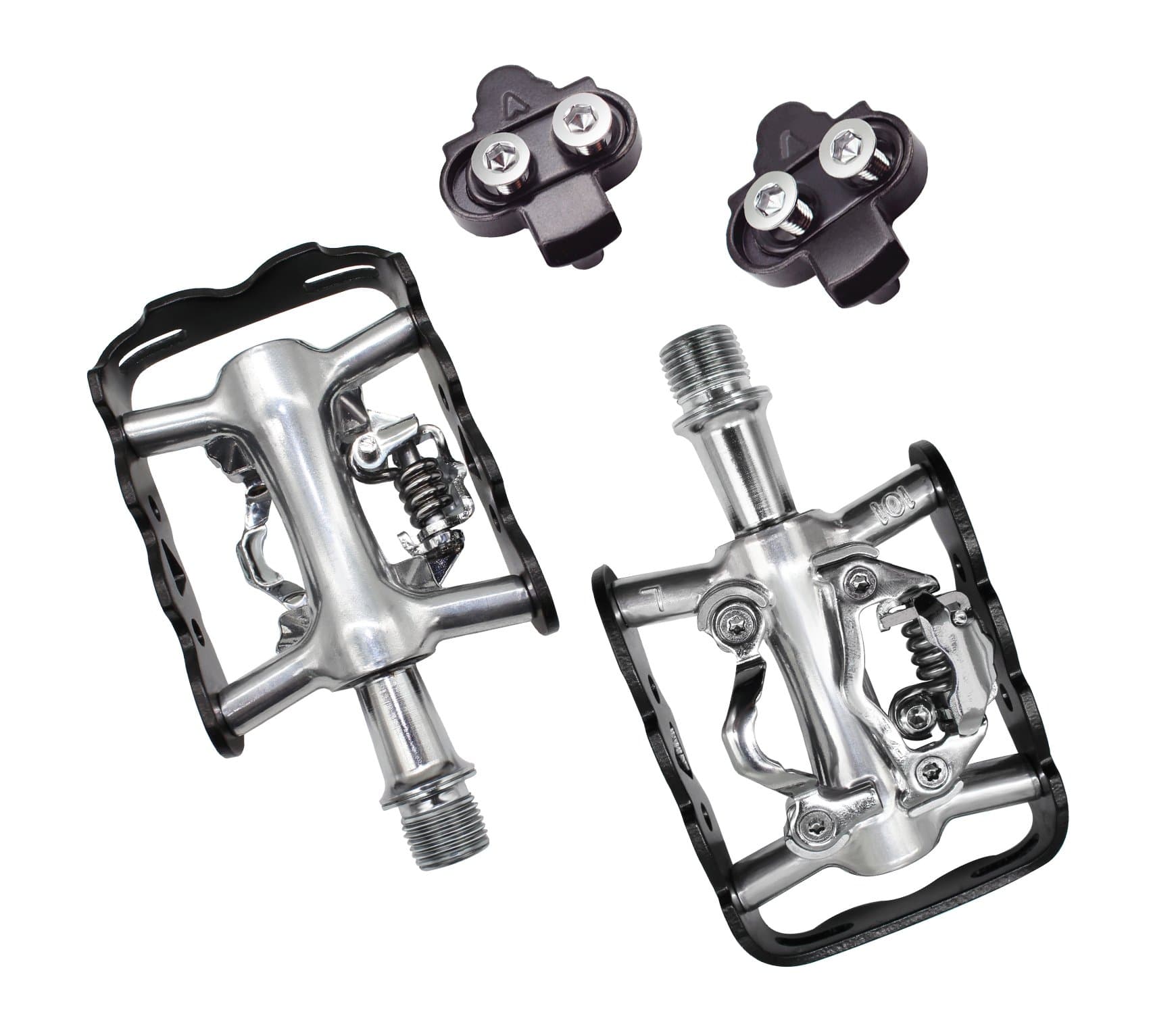 Eltin EP5102 MTB Bike Pedals with Cleats Compatible SPD MIXTO