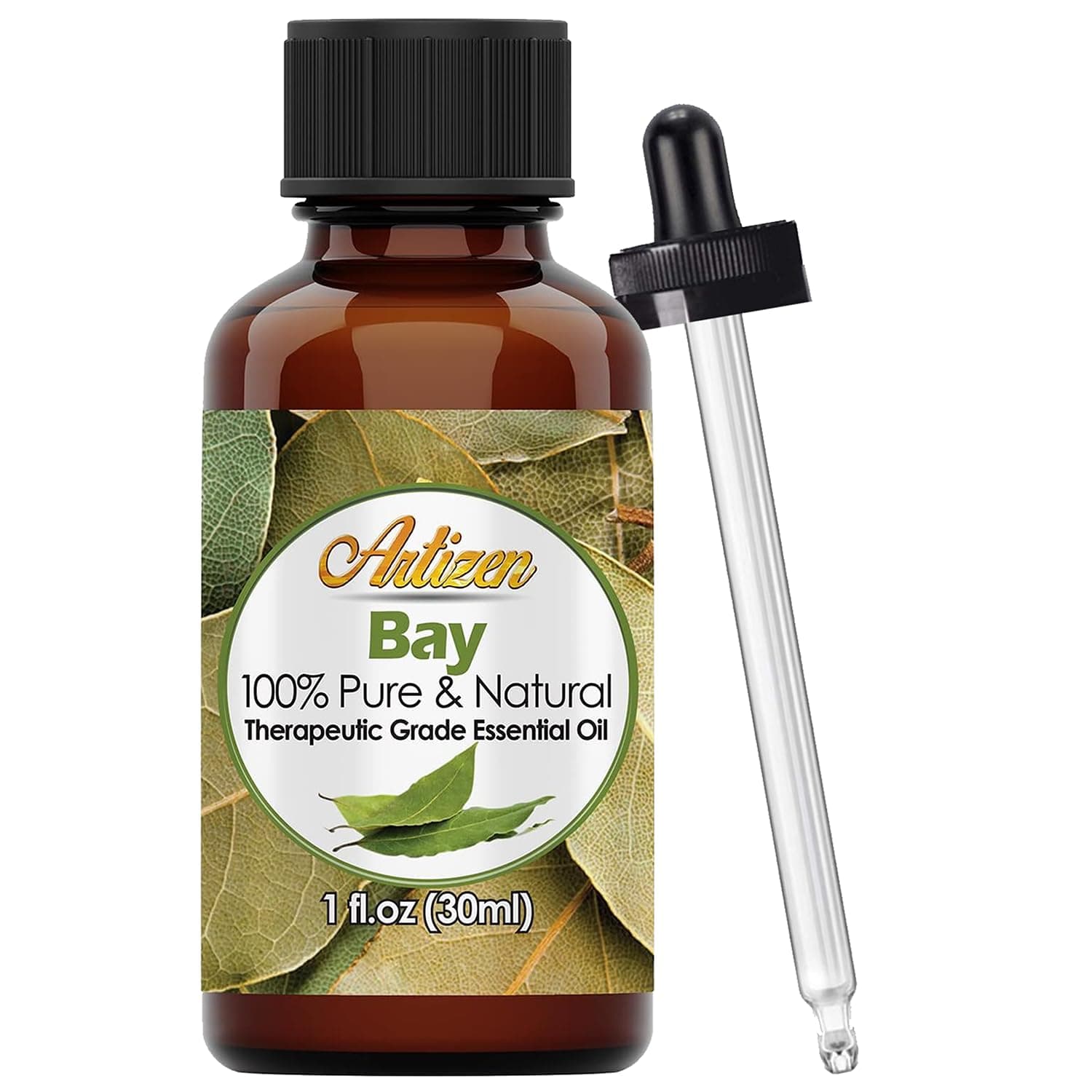 Artizen Bay Essential Oil (100% PURE & NATURAL - UNDILUTED) Therapeutic Grade - Huge 1oz.