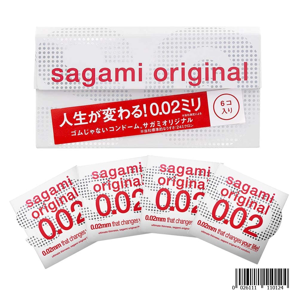 Sagami Original 0.02 (2nd Generation) 10's (6's + 1's x 4) Set PU Condom
