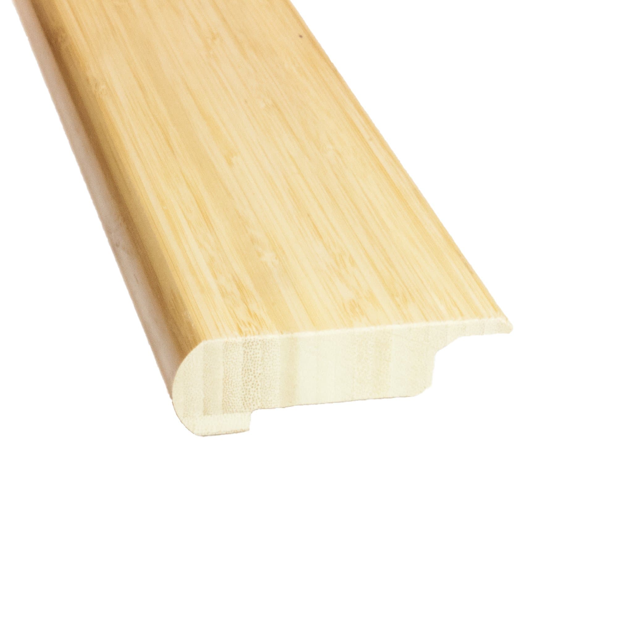 Boedika 9-56798 100-percent bamboo, Stair Nose Overlap, 76-Inch x 3 1/2-Inch x 5/8-Inch, Vertical Grain Natural, 2-Pack