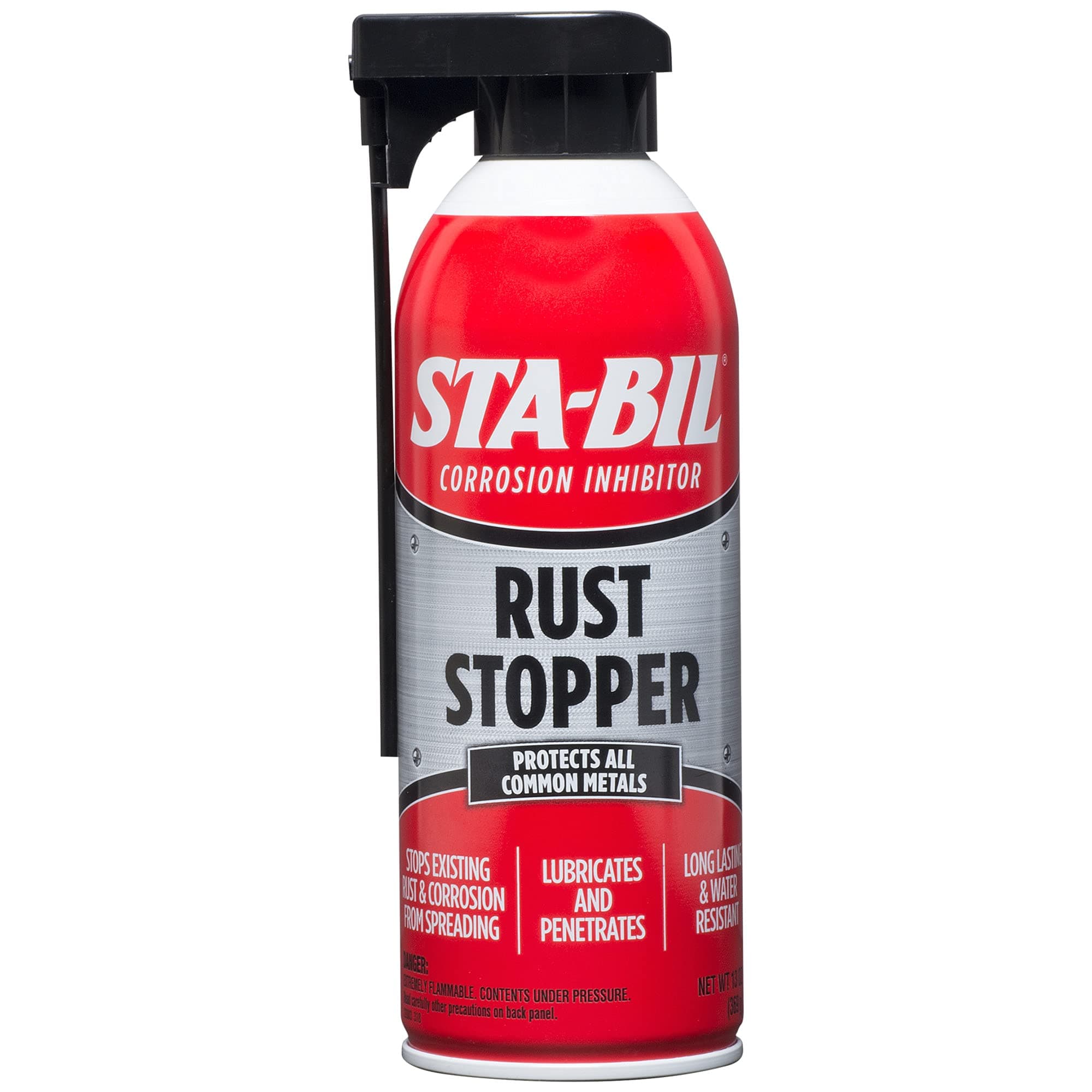 Rust Stopper - Anti-Corrosion Spray and Antirust Lubricant - Prevents Car Rust, Protects Battery Terminals, Stops Existing Rust, Rust Preventative Coating - 13 Oz (22003)