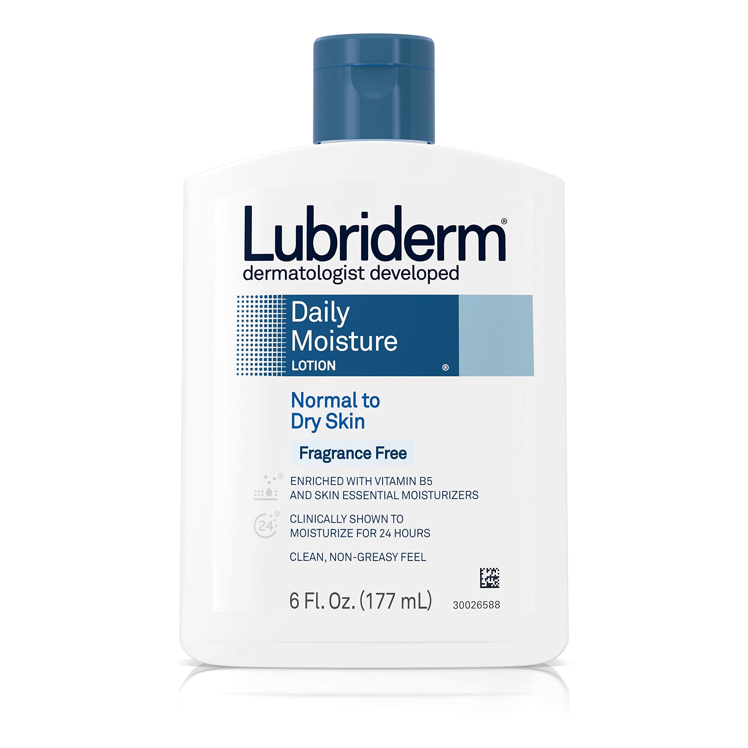 Lot Ff Size 6z Lubriderm Daily Moisture Lotion For Normal To Dry Skin Fragrance Free