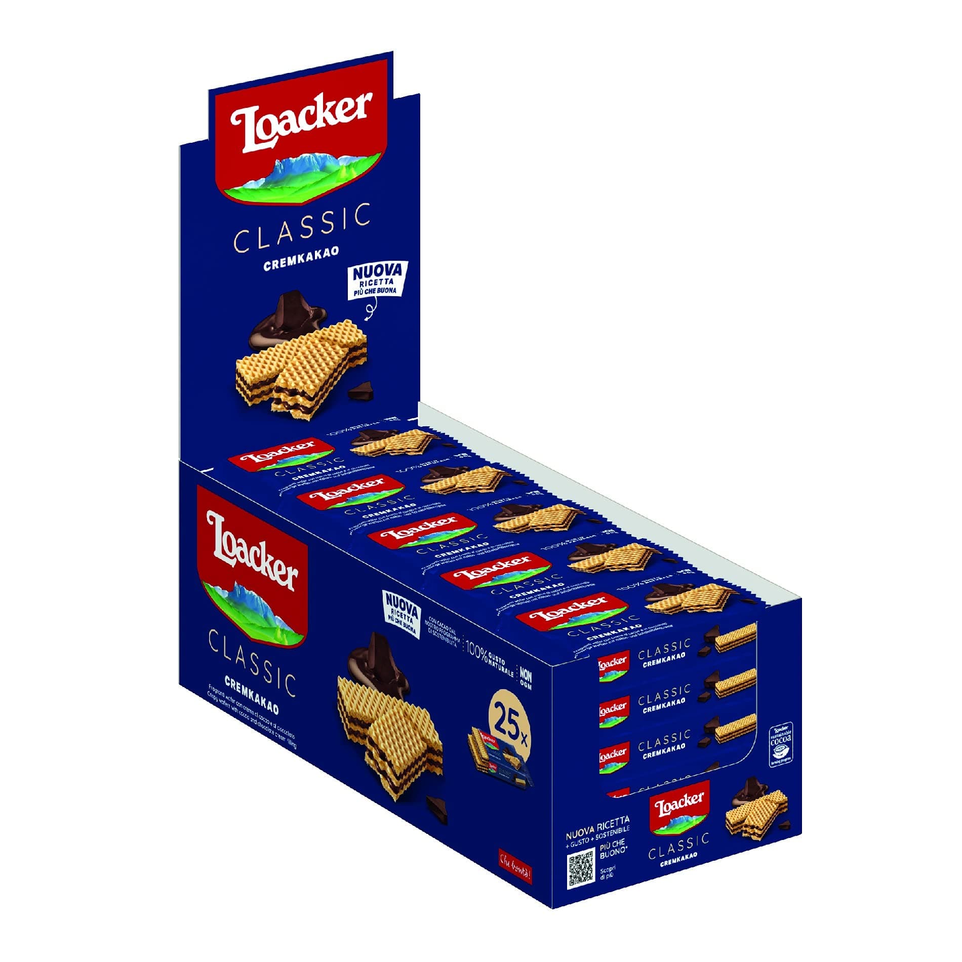 Loacker Cremkakao Wafers 45 g (Pack of 25)