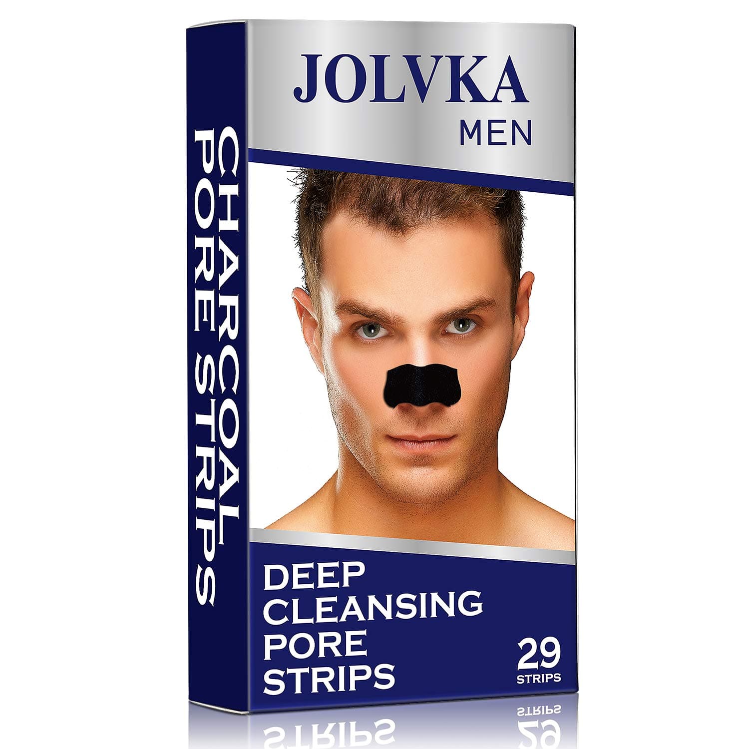 Blackhead Pore Strips, Blackhead Remover Deep Cleansing Pore Strips For Nose, 24 Strips, Hypo Allergenic and Oil Free