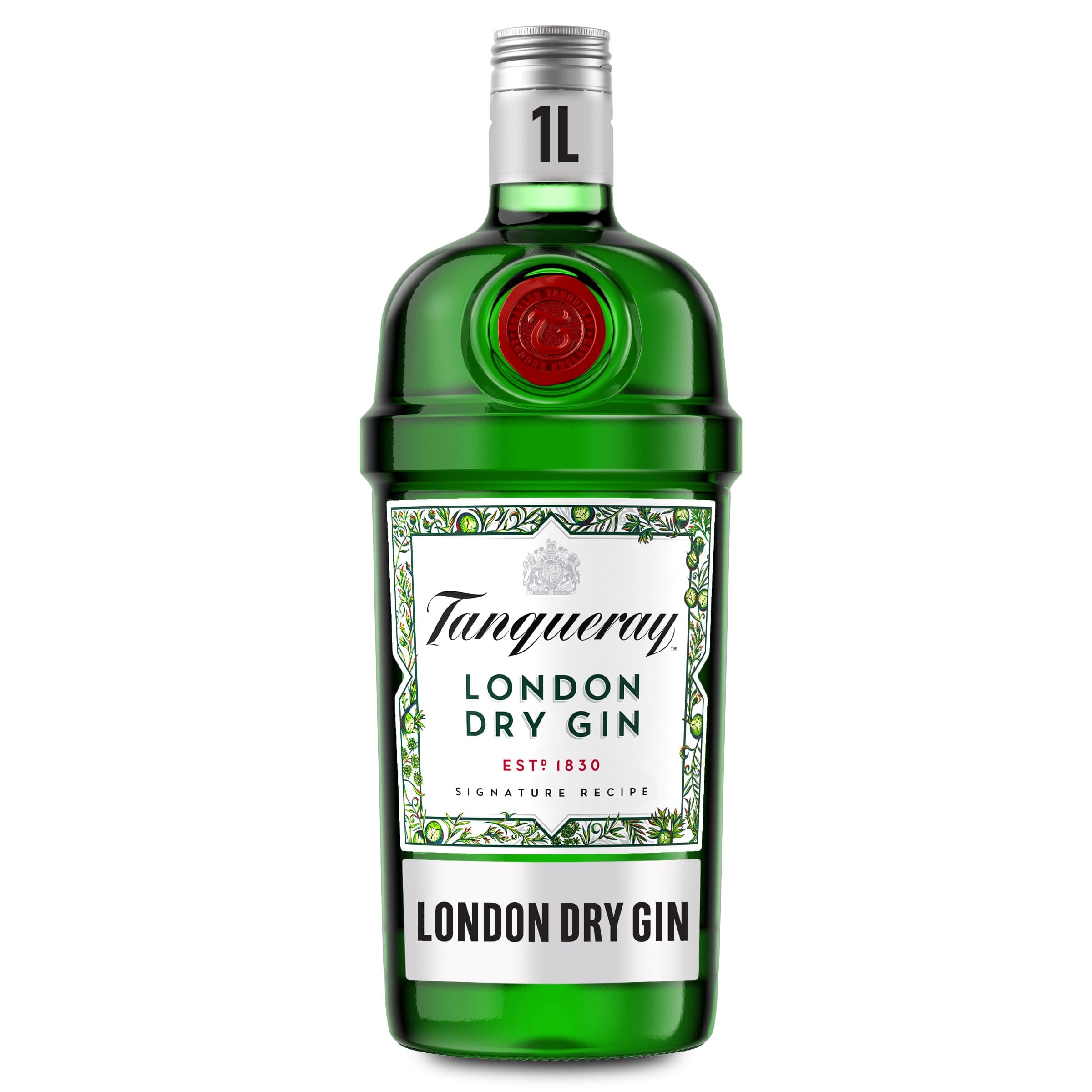 London Dry Gin | 41.3% vol | 1L | Award-Winning Premium Spirit | Distilled 4 Times | Made with 4 Gin Botanicals | Enjoy with Ice & Tonic
