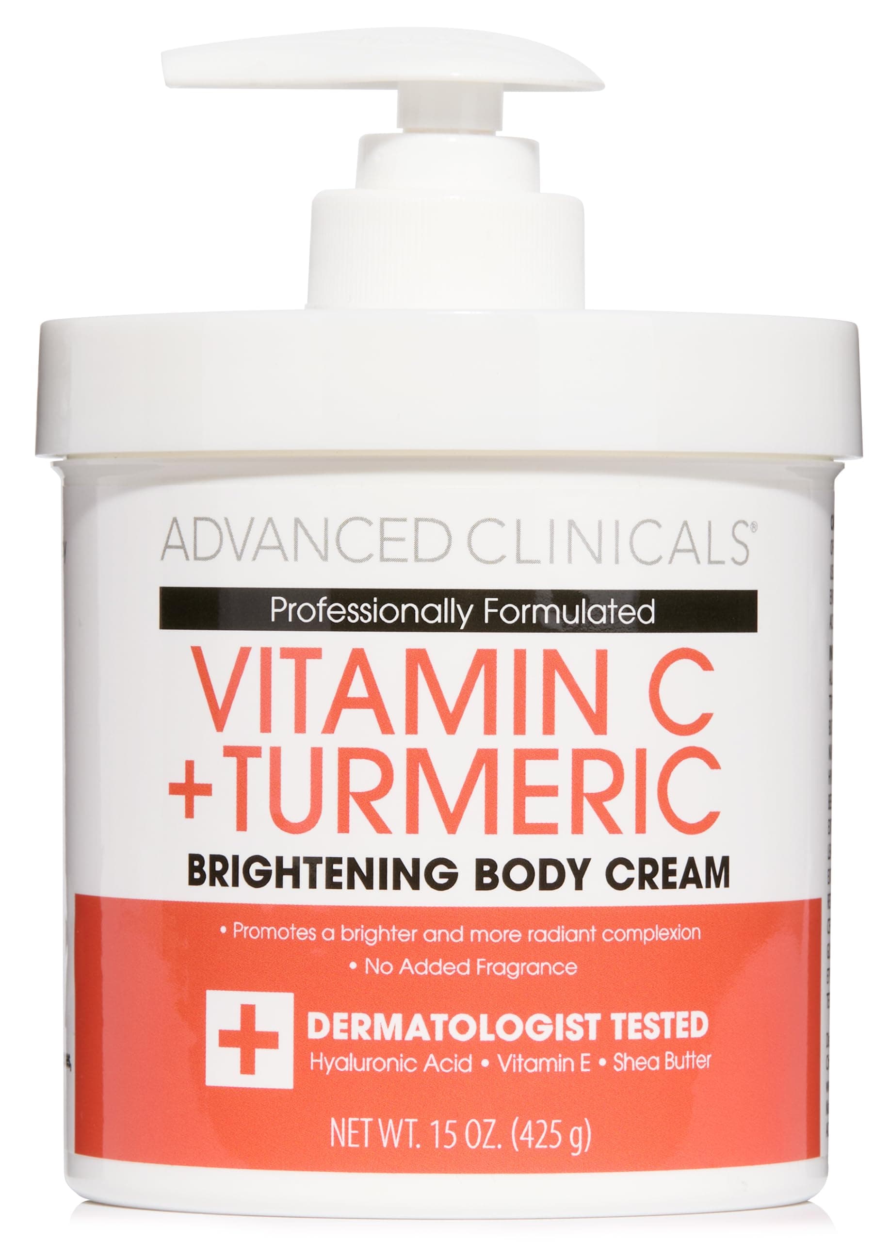 Advanced Clinicals - Turmeric promotes firmness and youthful appearance of the skin, while helping to hydrate and hydrate dry and dehydrated skin Contains revitalizing moisturizers that give