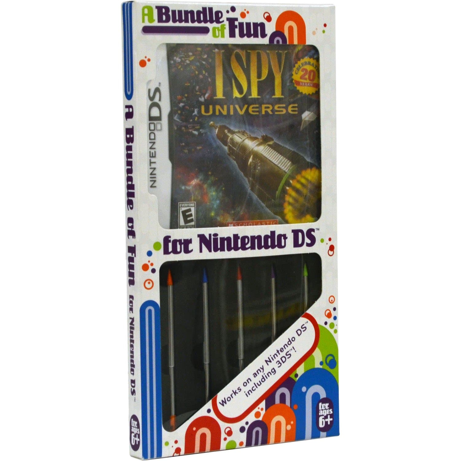 Stylus Bundle with I Spy NDS Game