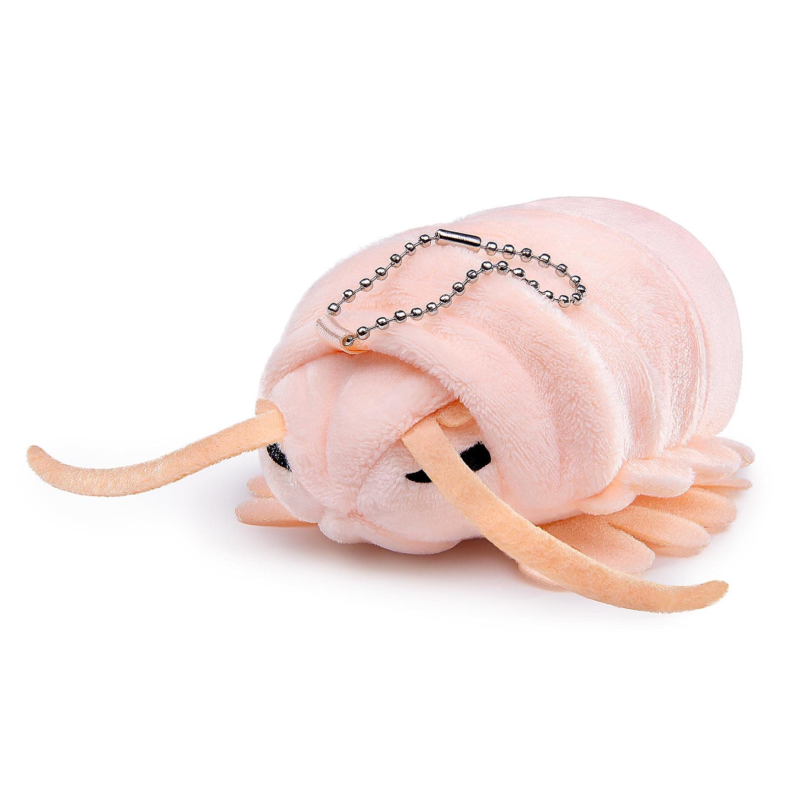 Bathynomus Giganteus Isopod Plush Toy - Realistic Deep Sea Creature Isopod, Soft Crustaceans Animals, Big lice Plushie Toys Model Dolls Gifts for Kids, 12inchs (Pink Isopod 5in)