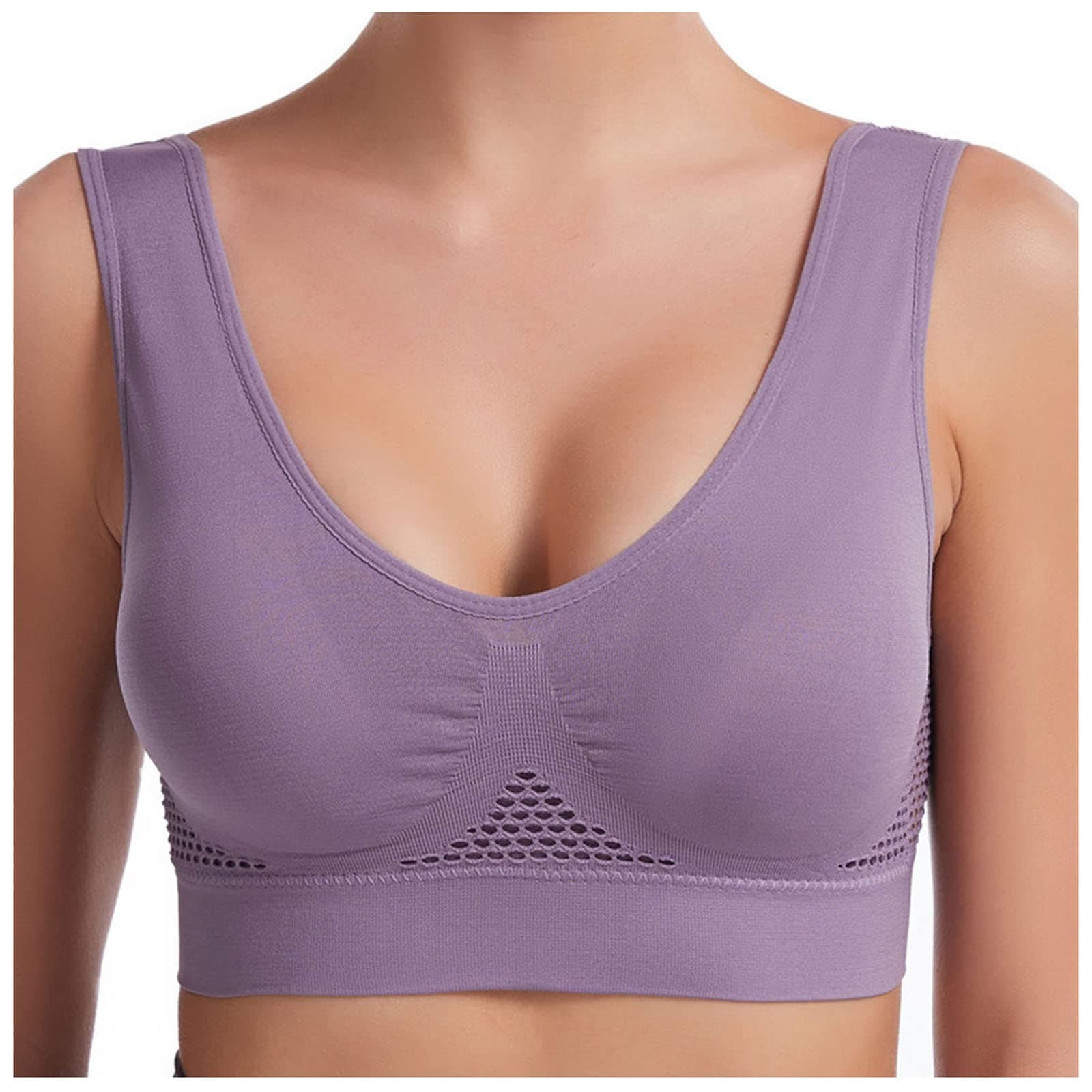 Sports Bras for Women 2023 New Breathable and Comfortable Mesh Sports Bra Active Lifestyle Full Coverage Bra