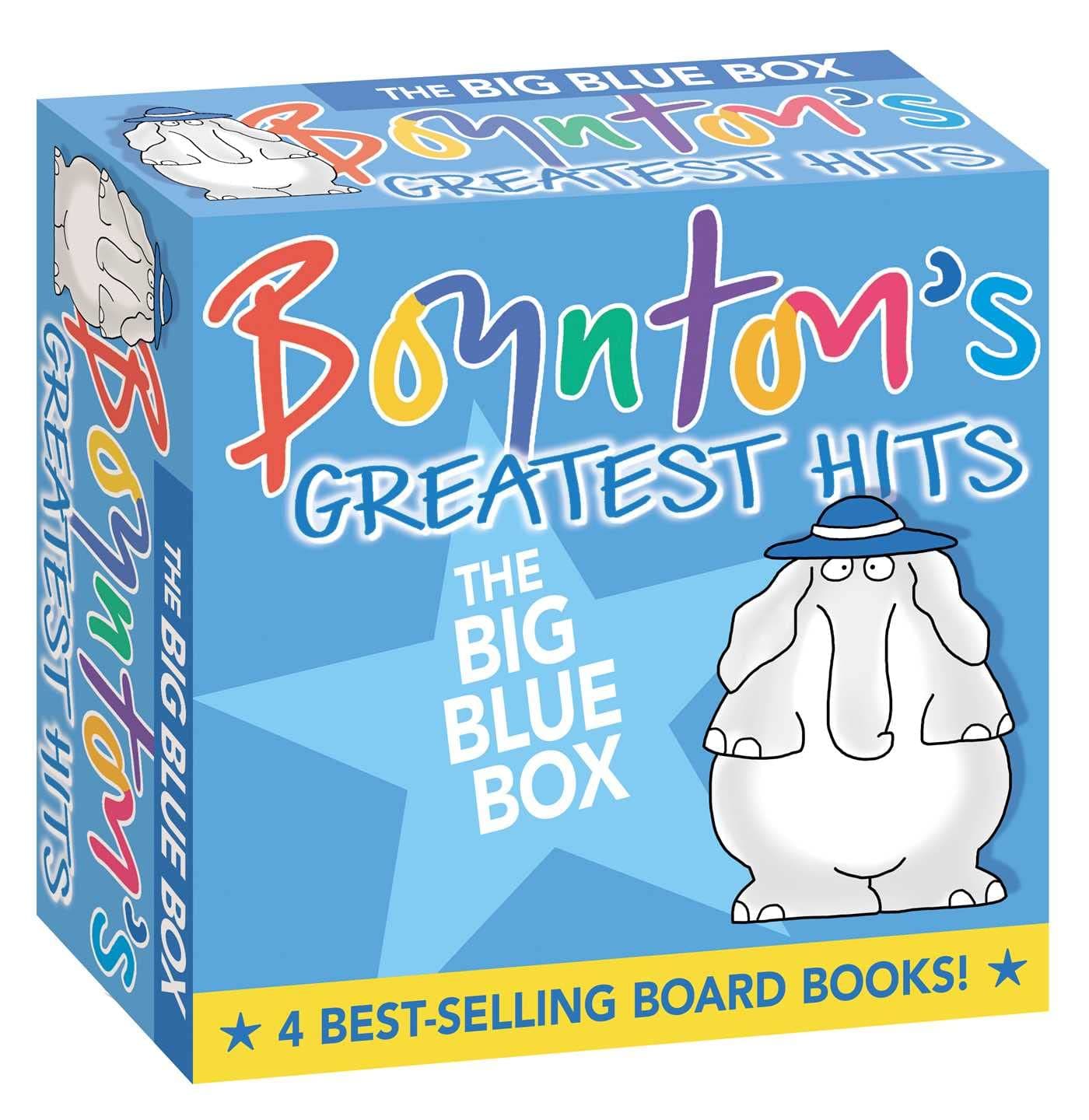 Boynton's Greatest Hits The Big Blue Box (Boxed Set): Moo, Baa, La La La!; A to Z; Doggies; Blue Hat, Green Hat