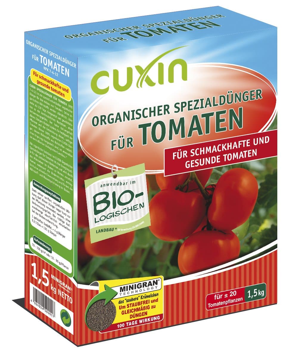 Cuxin Organic Essential nutrients. Special Fertilizer for Even Feeding Tomato - 1.5 kg
