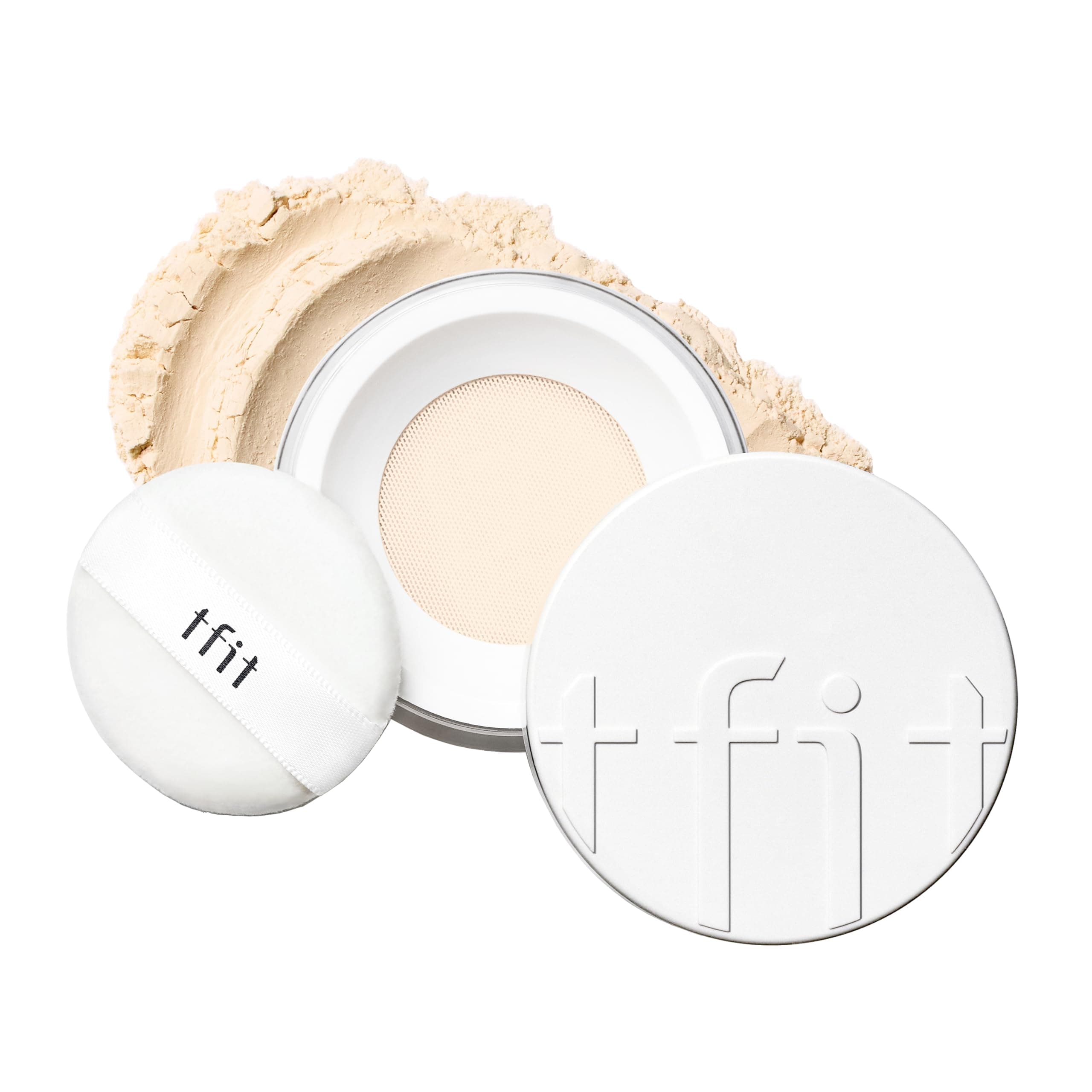 Translucent Set Finishing Powder - Sebum Control Face Loose Powder, Matte & Silky Finish, Lightweight, Long-lasting, Korean Makeup Setting Powder, 0.24 Oz. (02 Skin Beige, 0.24 Oz.)