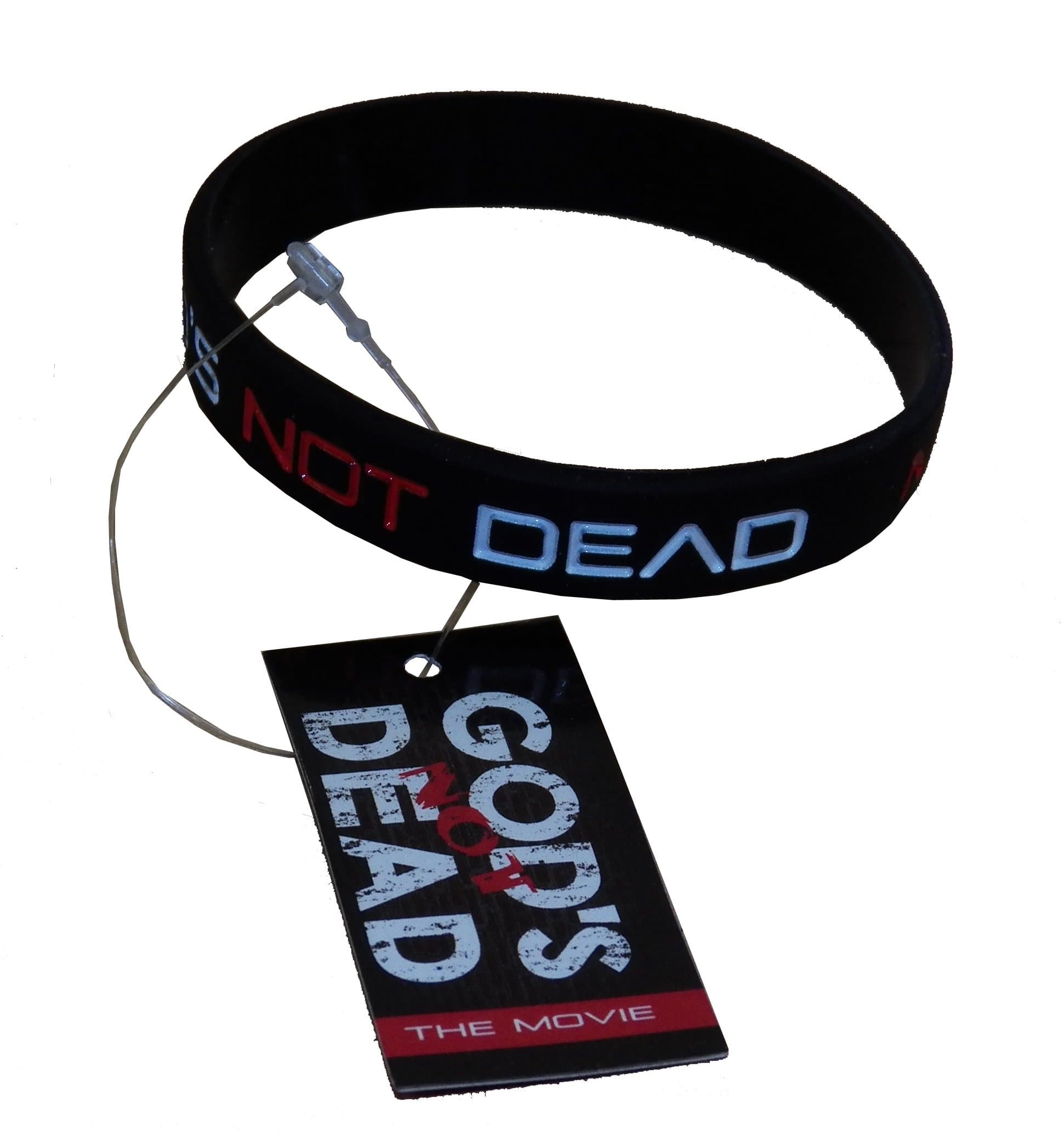 God's Not Dead GND-SBB Silicone Bracelet, Black