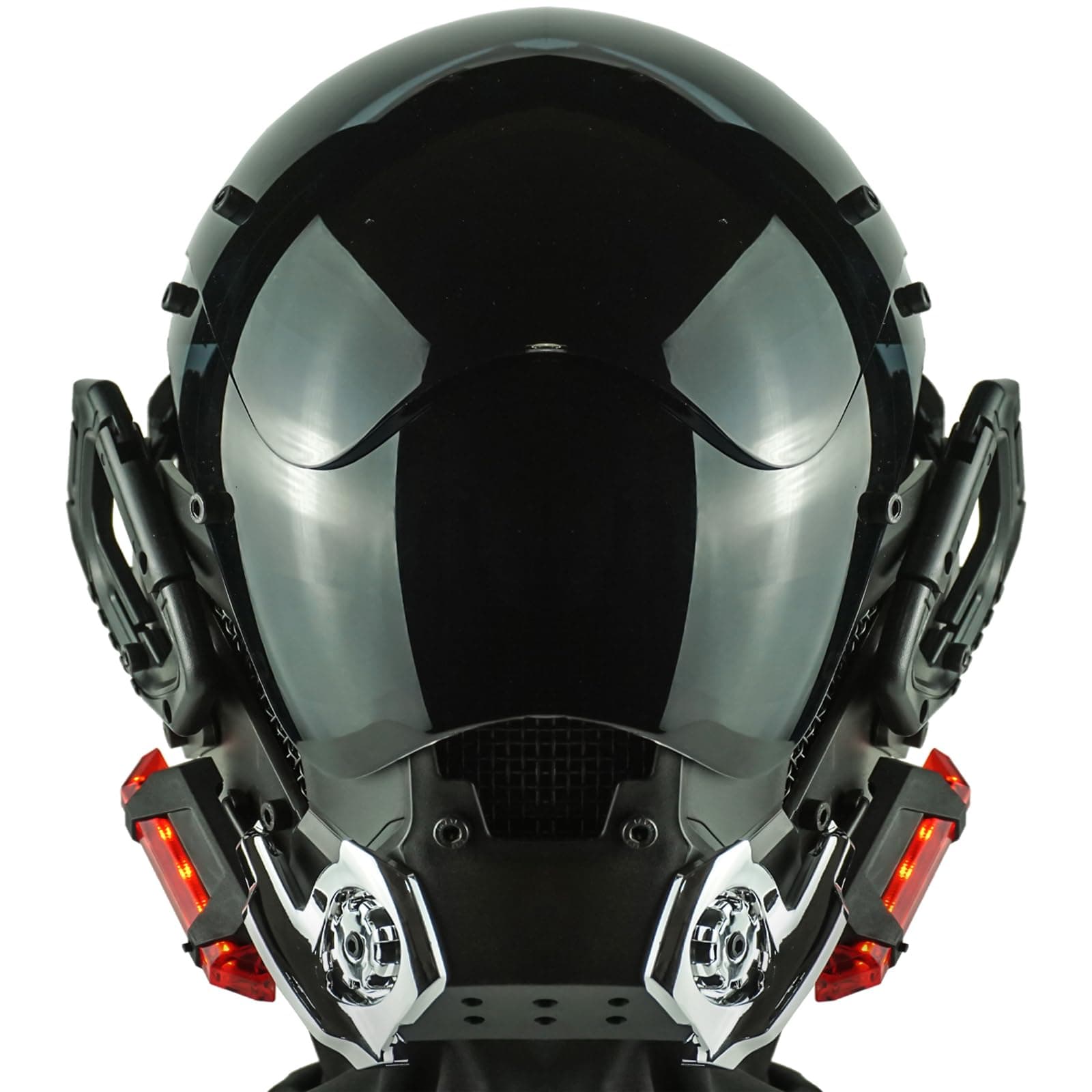 Punk mask cyber punk helmet LED Light Up Mask for Adult Cosplay Halloween Party Music Festival Costume