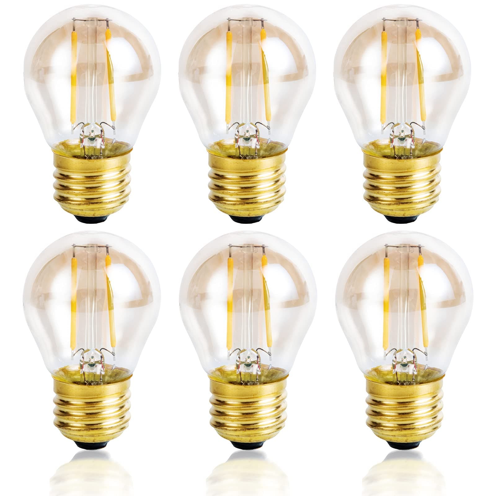 E26 Amber LED Bulb
