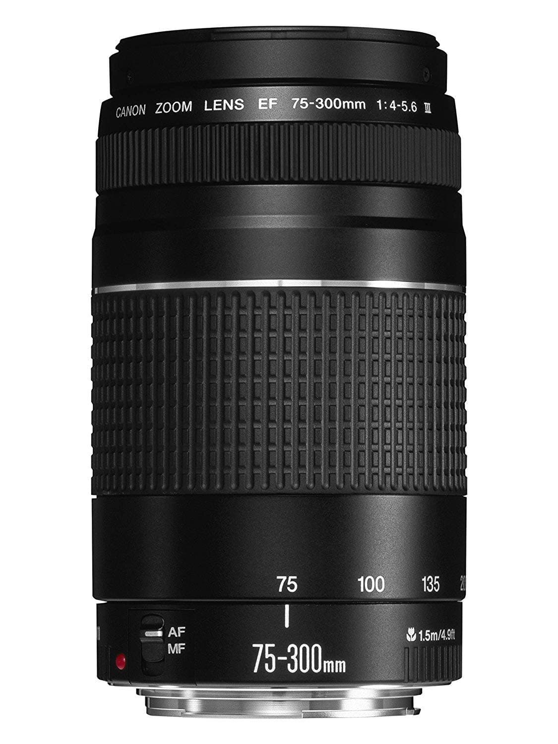 EF 75-300 mm f/4-5.6 III Telephoto Zoom Lens for Canon SLR Cameras (Black)