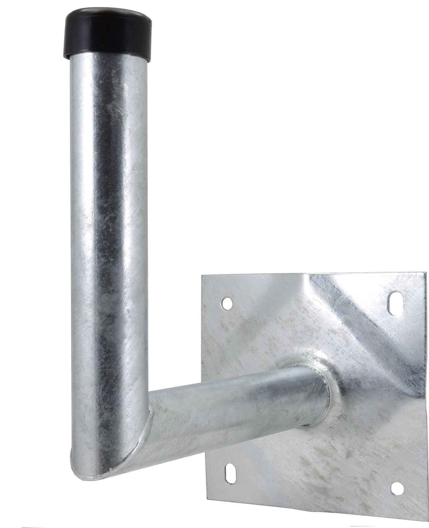 Satix Quality wall mount bracket support 20 cm for satellite antenna dish, hot-dip galvanised steel