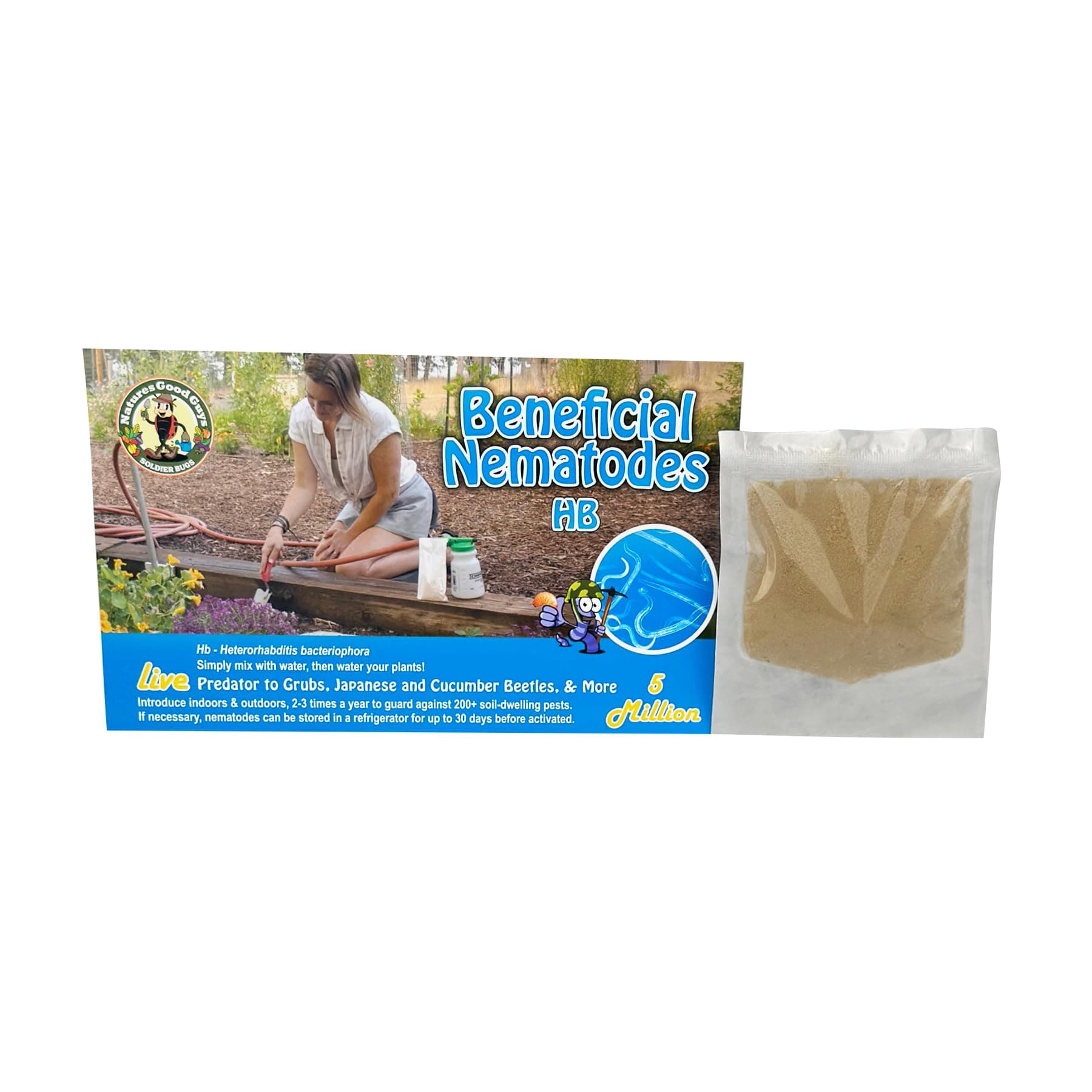 Beneficial nematodes Heterorhabditis bacteriophora 5 Million Natures Good Guys
