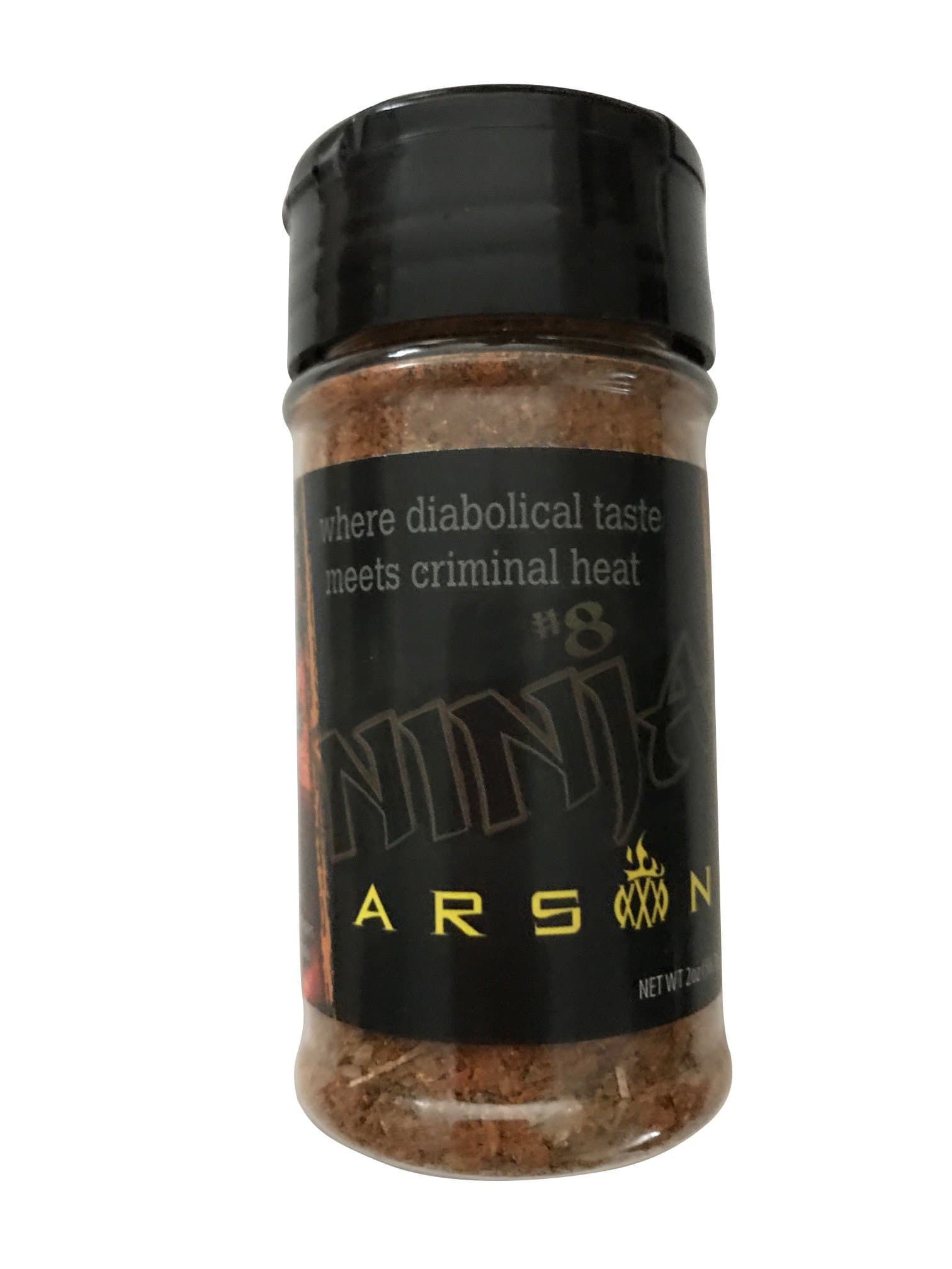 Ghost Pepper Powder Spice Blend Ninja #8 Arson Super Hot