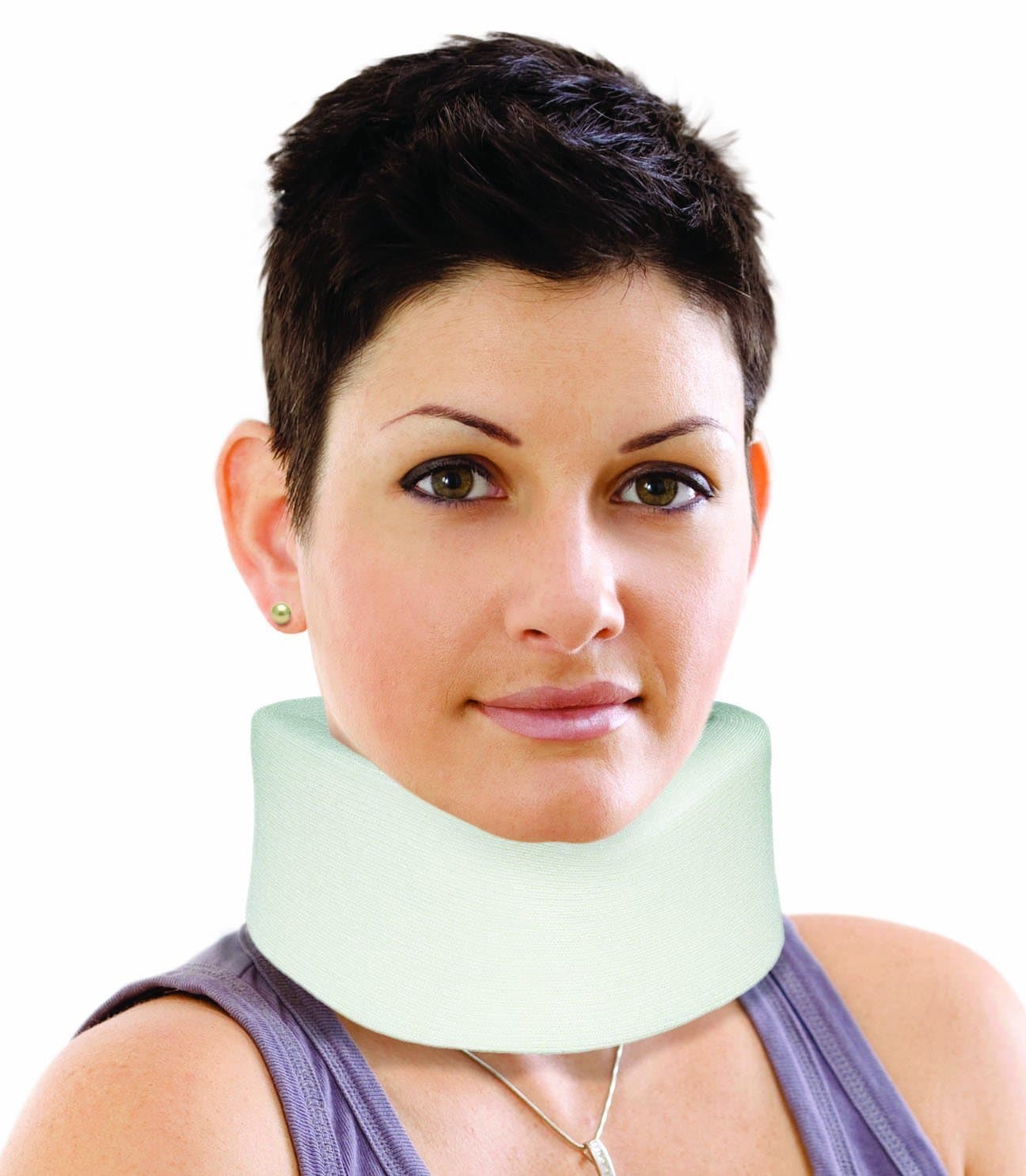 Sports Medicine Cervical Collar Neck (White, One Size)