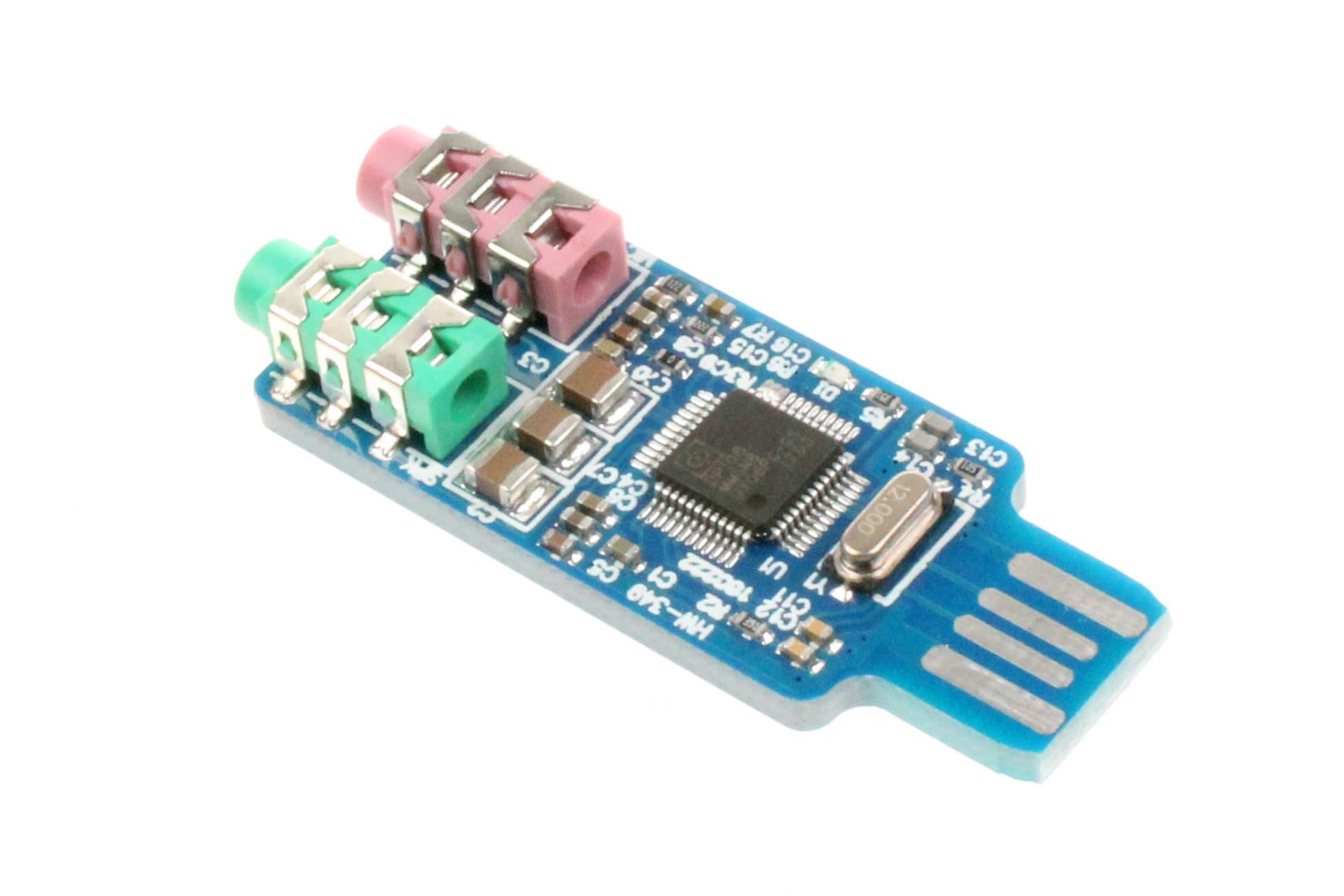 NOYITO CM108 USB Sound Card Chip Drive-Free Computer External Sound Card Module